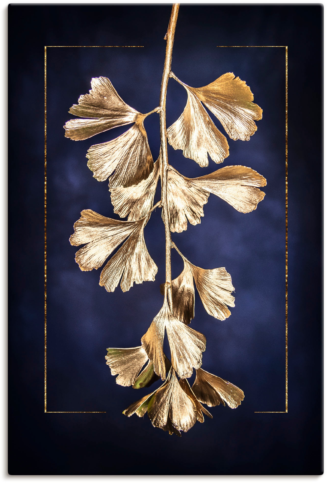 Artland Wandbild »Goldener Gingko«, St.), als Blätterbilder, Poster BAUR Wandaufkleber Alubild, Größen | kaufen in Leinwandbild, oder versch. (1