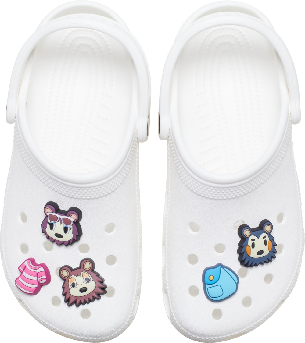 Crocs Schuhanstecker »Jibbitz™ Animal Crossing« Set, Kein Spielzeug. Nicht für Kinder unter 3 Jahren geeignet, 5 Stk. tlg. Anstecker mit Animal Crossing Motiven