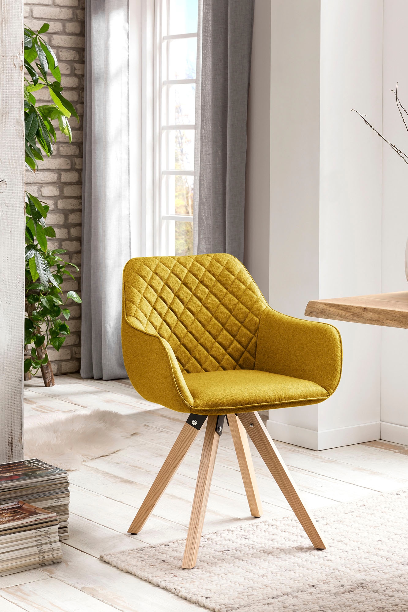 SalesFever Esszimmerstuhl "Bequemer Stuhl" (Set) 2 Stk. Stoff Elegantes 2er günstig online kaufen