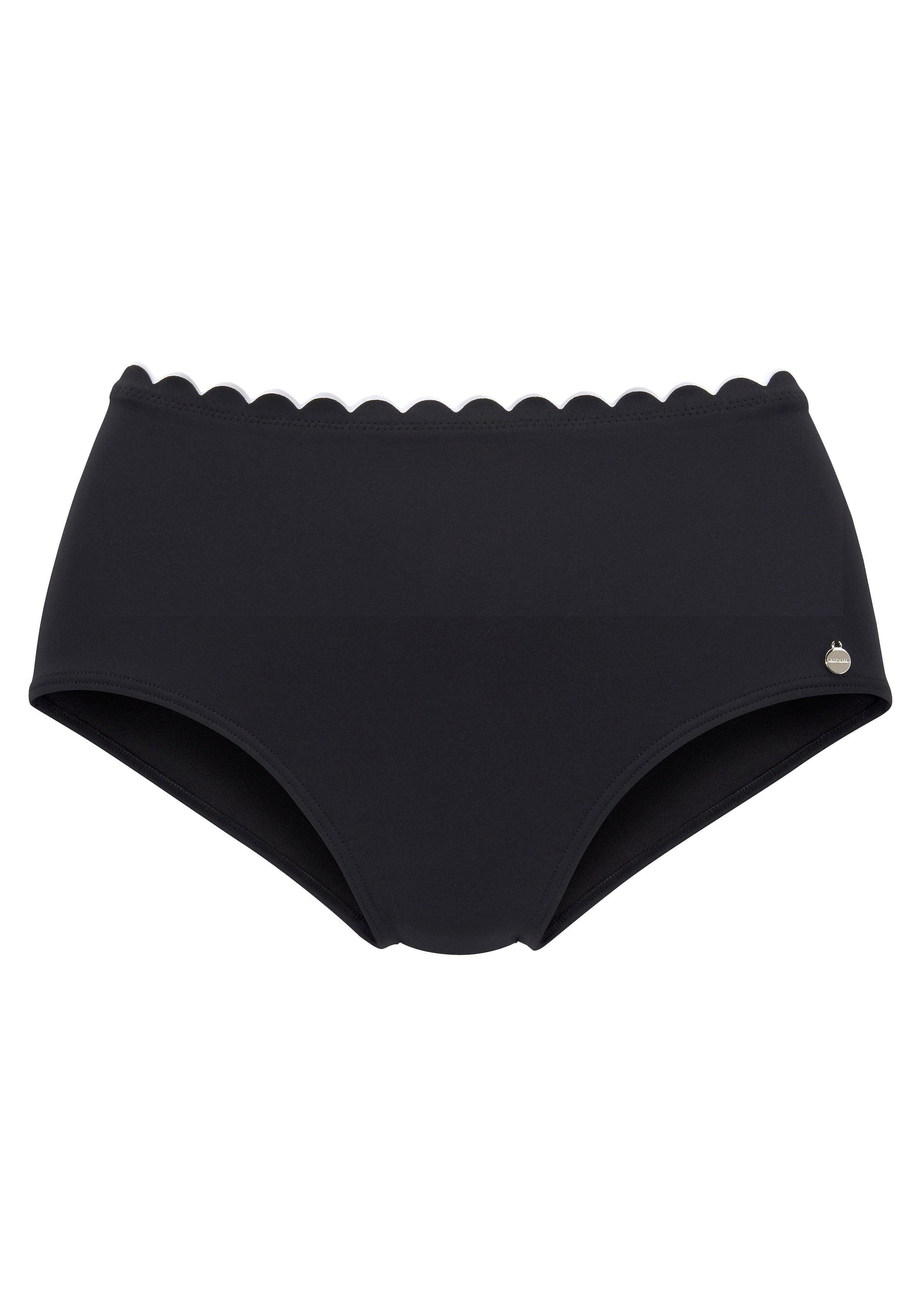 LASCANA Highwaist-Bikini-Hose »Camilla«, mit Farbkontrast