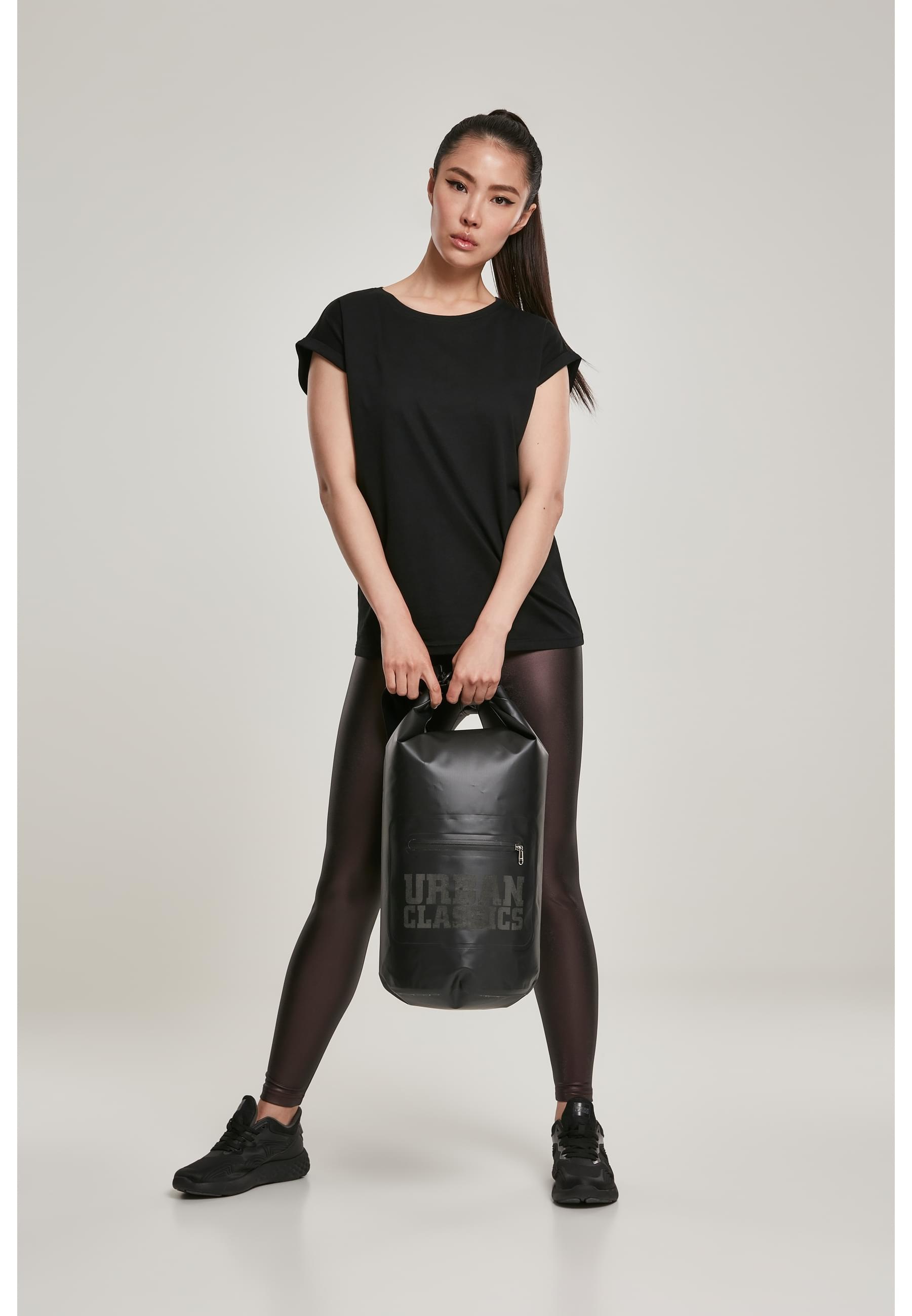 URBAN CLASSICS Kurzarmshirt »Urban Classics Damen Ladies Organic Extended Shoulder Tee«, (1 tlg.)