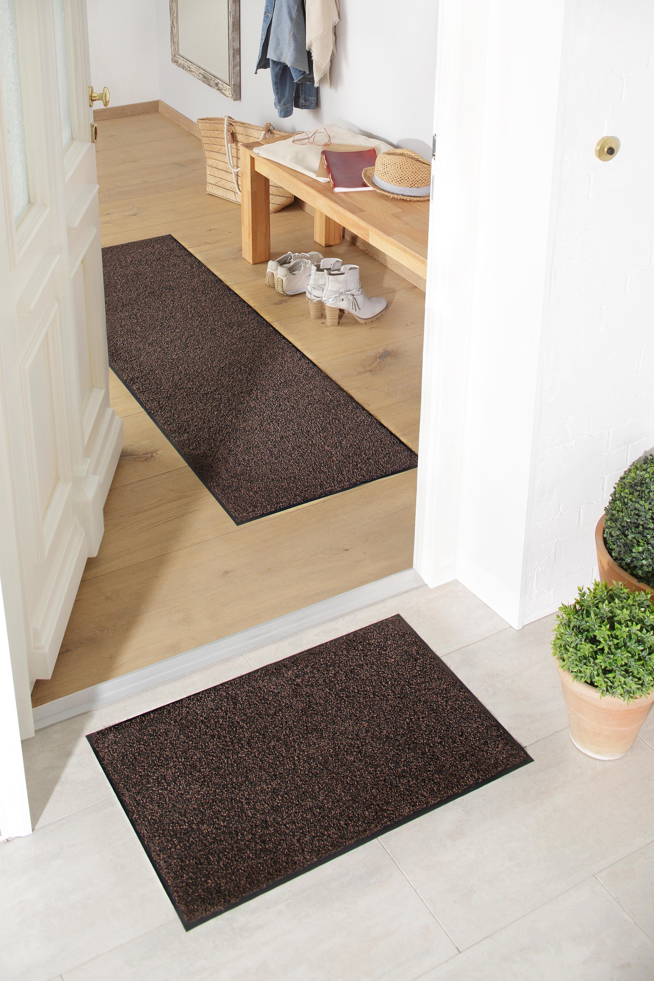 my home Fußmatte "Ember" rechteckig 9 mm Höhe Schmutzfangmatte, In- und Out günstig online kaufen