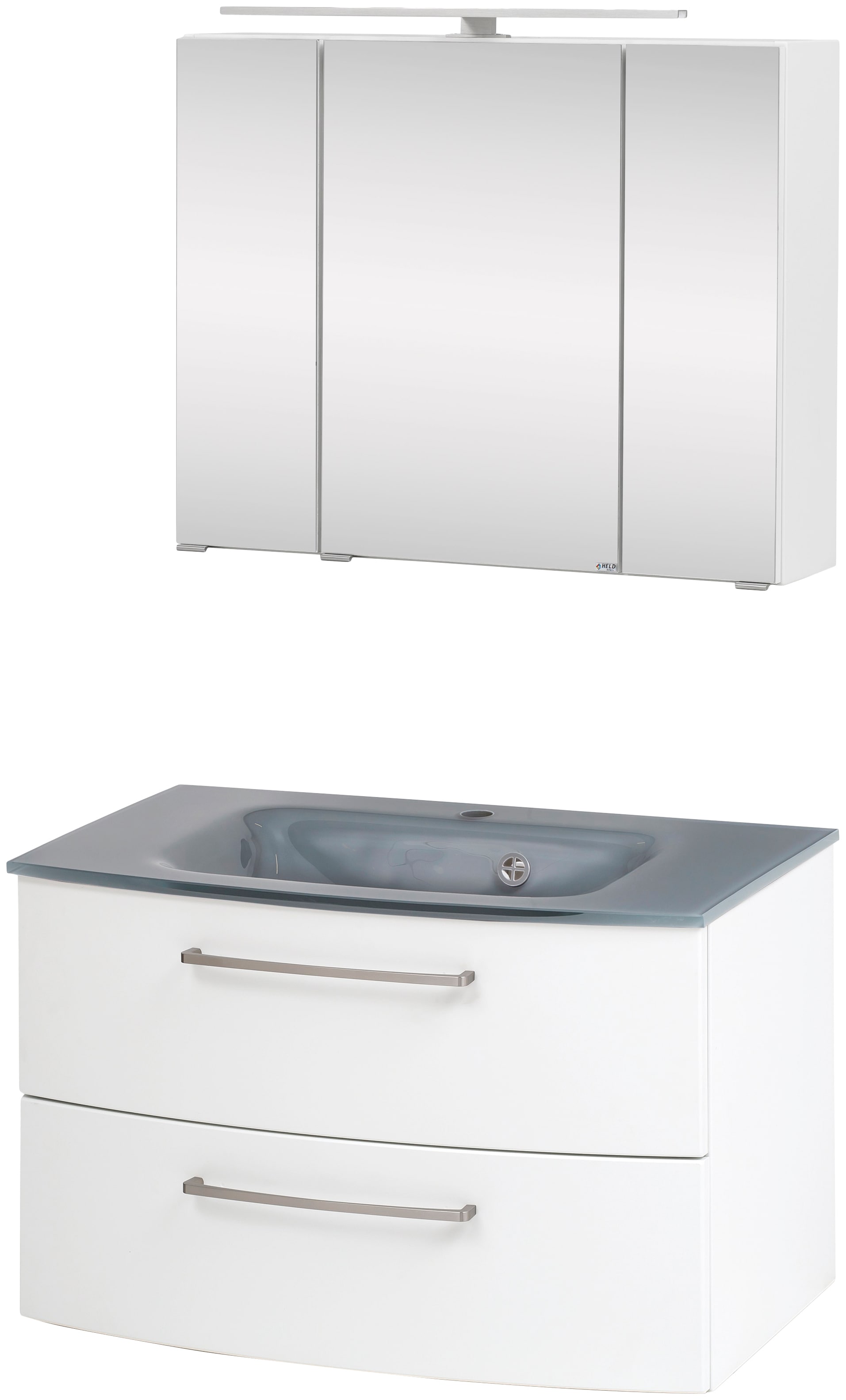 welltime Waschtisch-Set "Windau" Set, 2 Stk. tlg. Breite 80 cm günstig online kaufen