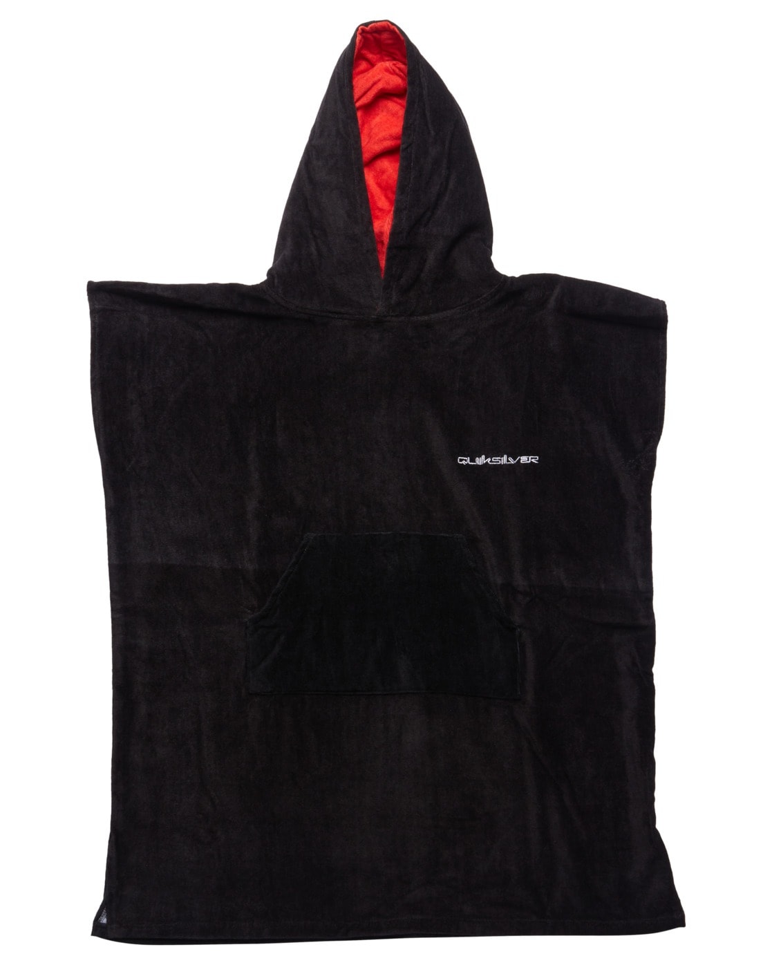 Badeponcho QUIKSILVER "Hoody Towel", Kinder, schwarz (jet schwarz), Obermaterial: 100% Walkfrottier;, Hausmäntel