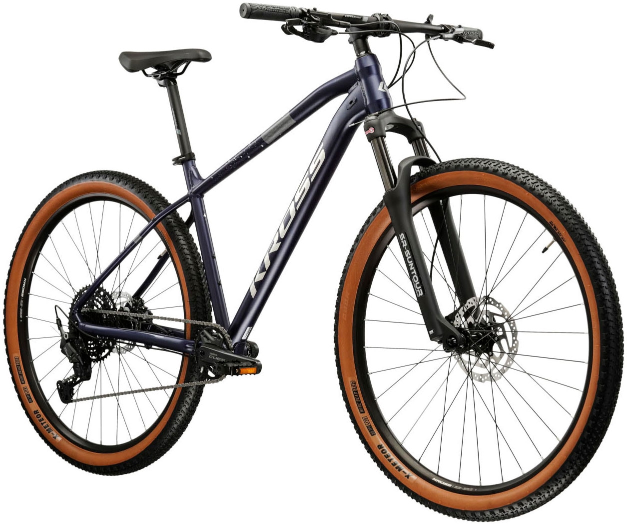 Kross Mountainbike »KROSS Mountainbike Hardtail XC ALU 29" Level 4.0 ULT.RA blau 10 Gänge« 10 Gang Shimano CUES U6000 Schaltwerk Kettenschaltung