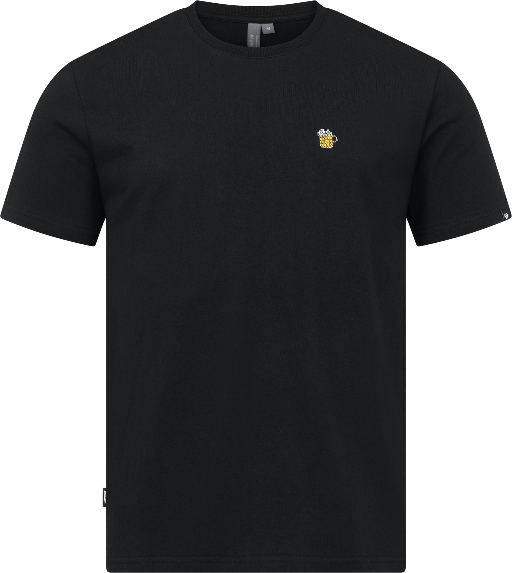 Ragwear T-Shirt »Samms J Gots YOUMODO« Kurzärmliges Shirt mit Krug-Stickerei