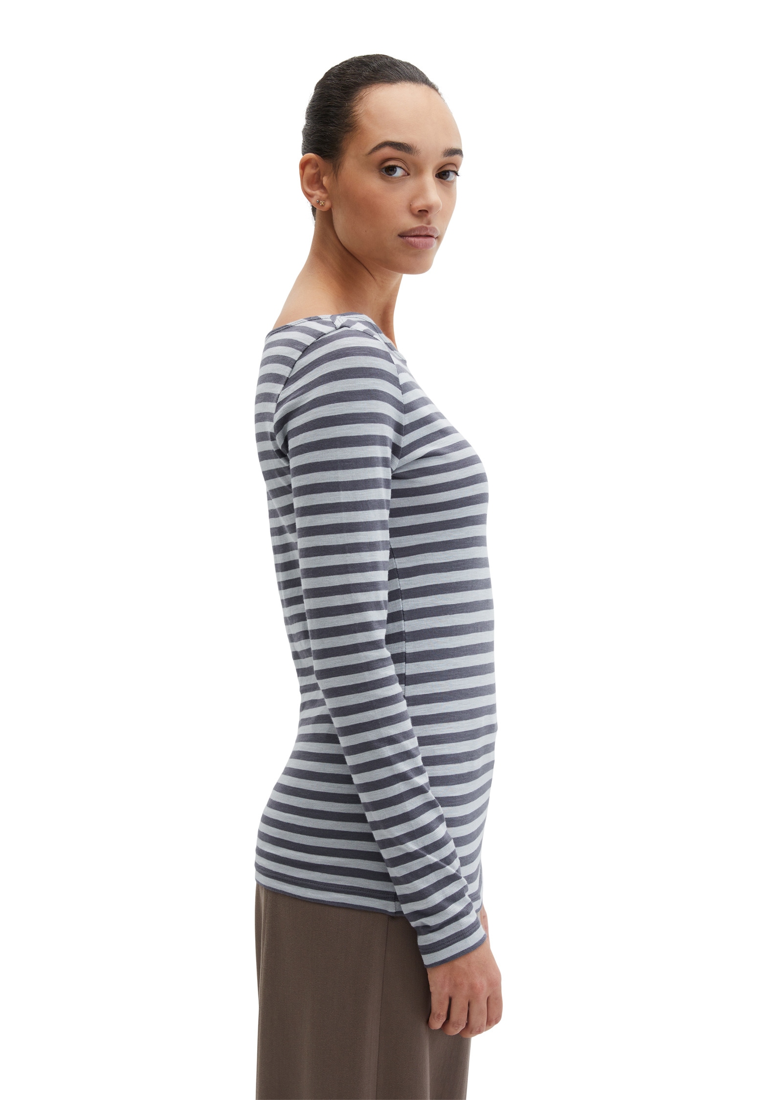 Marc O'Polo Langarmshirt »aus Slubjersey«