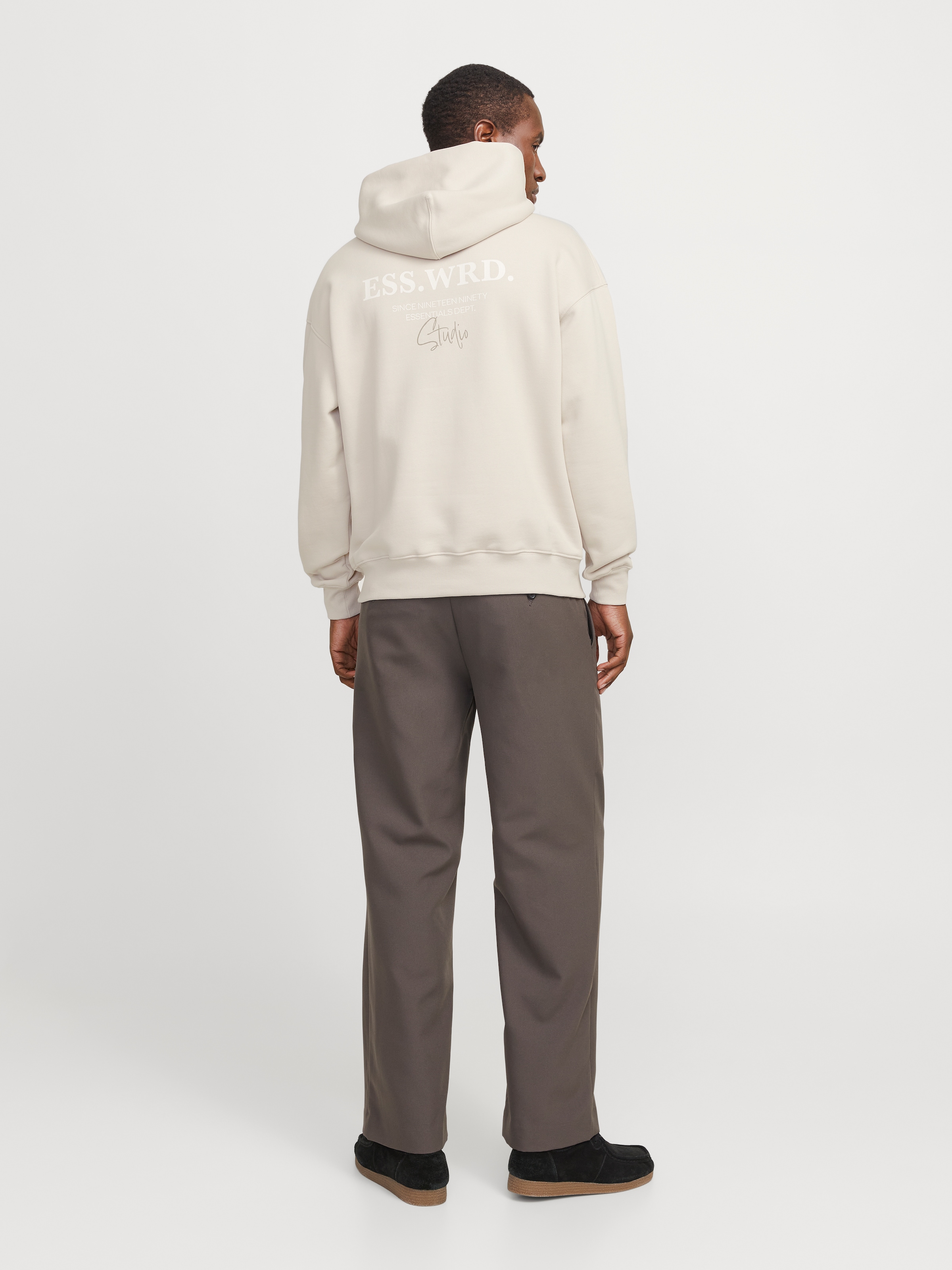 Jack & Jones Kapuzensweatshirt »JJEURBAN EDGE STUDIO SWEAT HOOD NOOS«, mit Front und Back Print