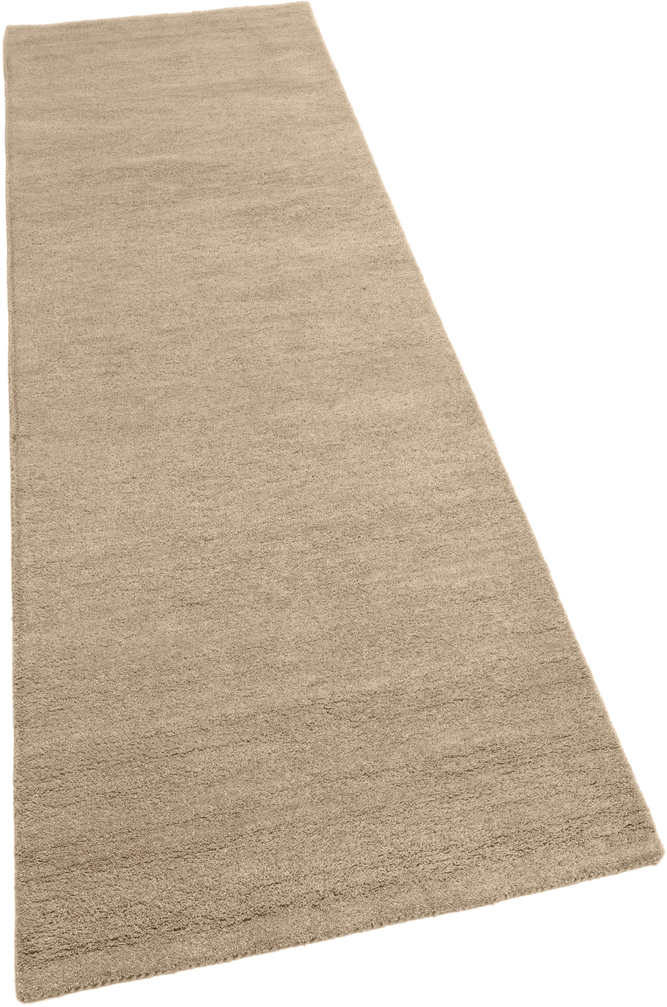 THEKO Wollteppich "Gabbeh Uni, Handgefertigt, meliert, auch als Läufer erhä günstig online kaufen