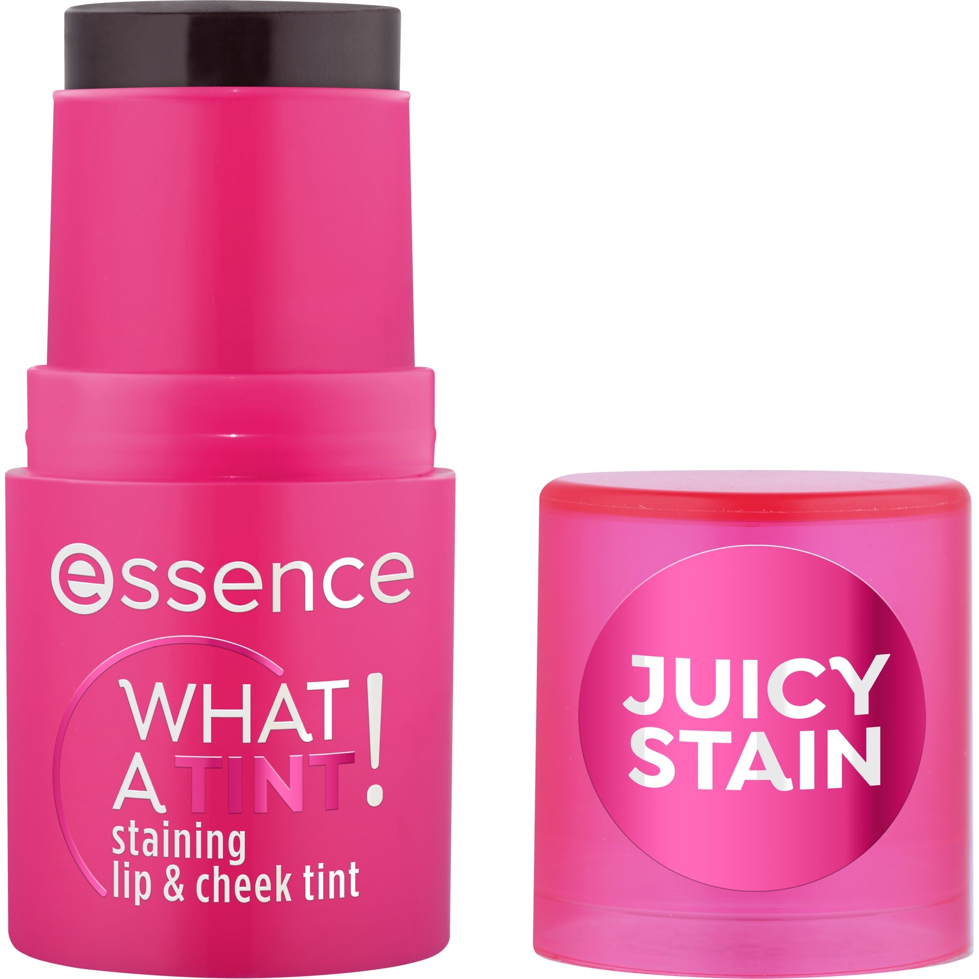 Essence Rouge »WHAT A TINT! staining lip & cheek tint«, (Set, 3 tlg.), 3-tlg., glänzend, Balsam, leichte Deckkraft, alle Hauttypen