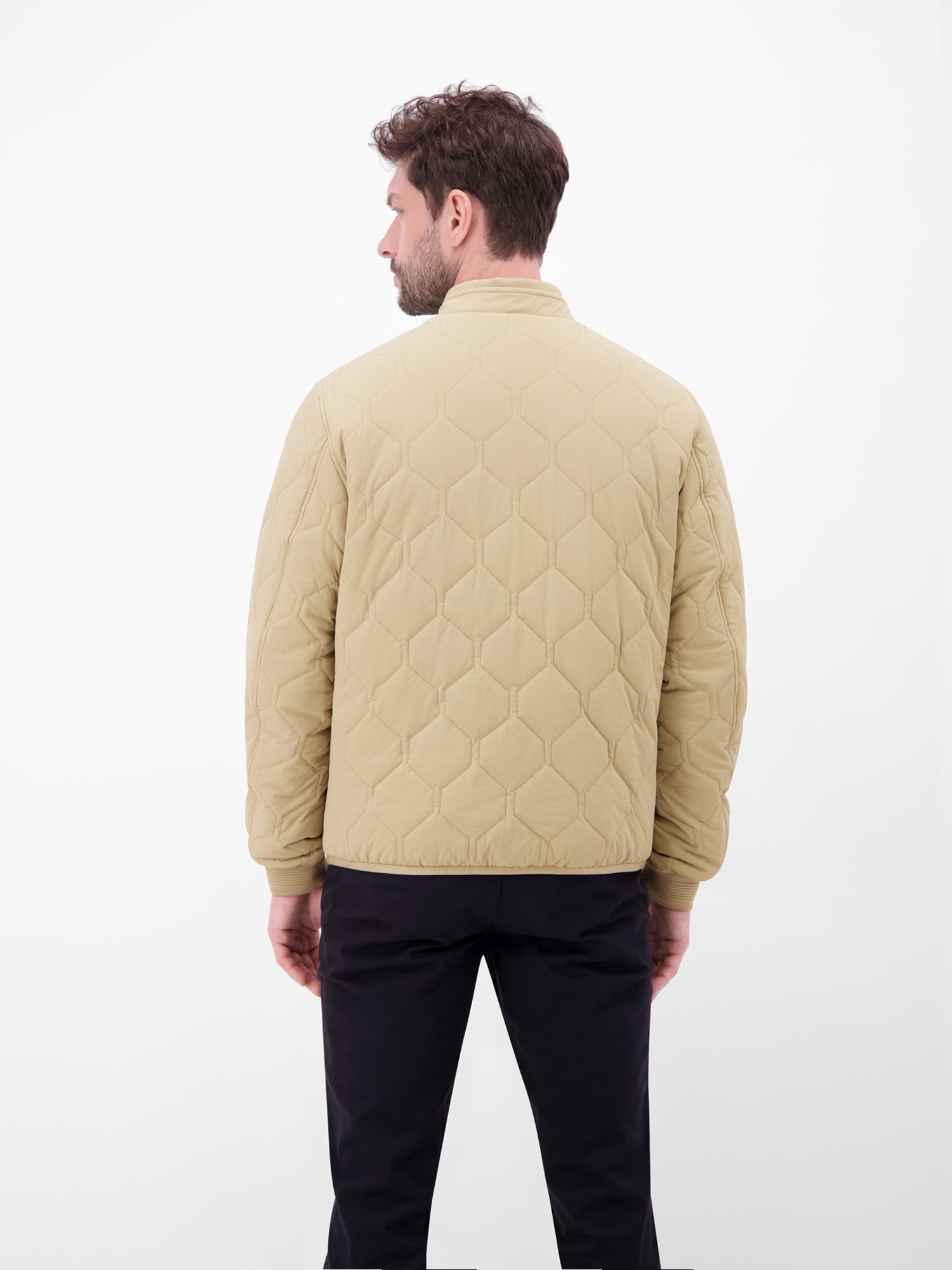 LERROS Outdoorjacke »LERROS Outdoorjacke in modernem Wabenstepp« ohne Kapuze Wasser- und windabweisend