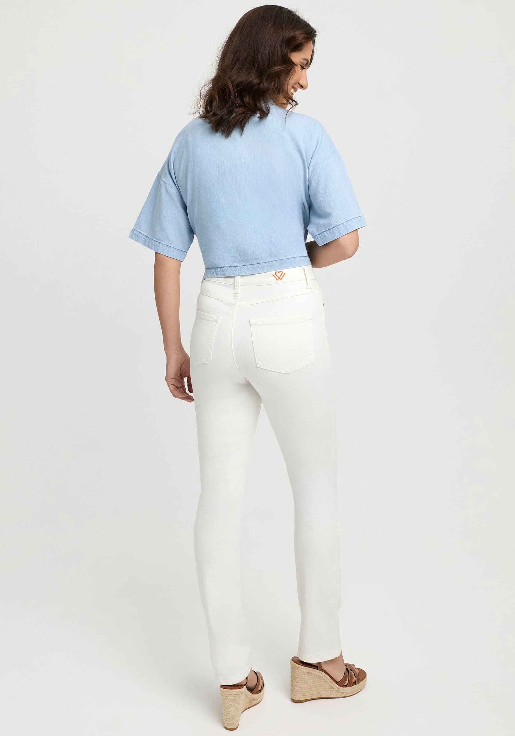 Thumbnail - wonderjeans Straight-Jeans "High Waist Straigth" mit Stretch