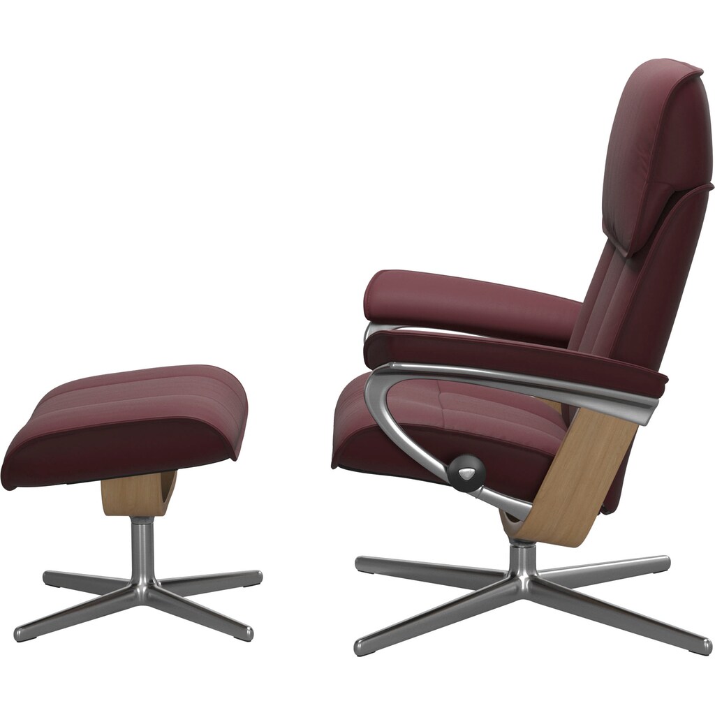 Stressless® Relaxsessel »Admiral«, mit Cross Base, Größe M & L, Holzakzent Eiche