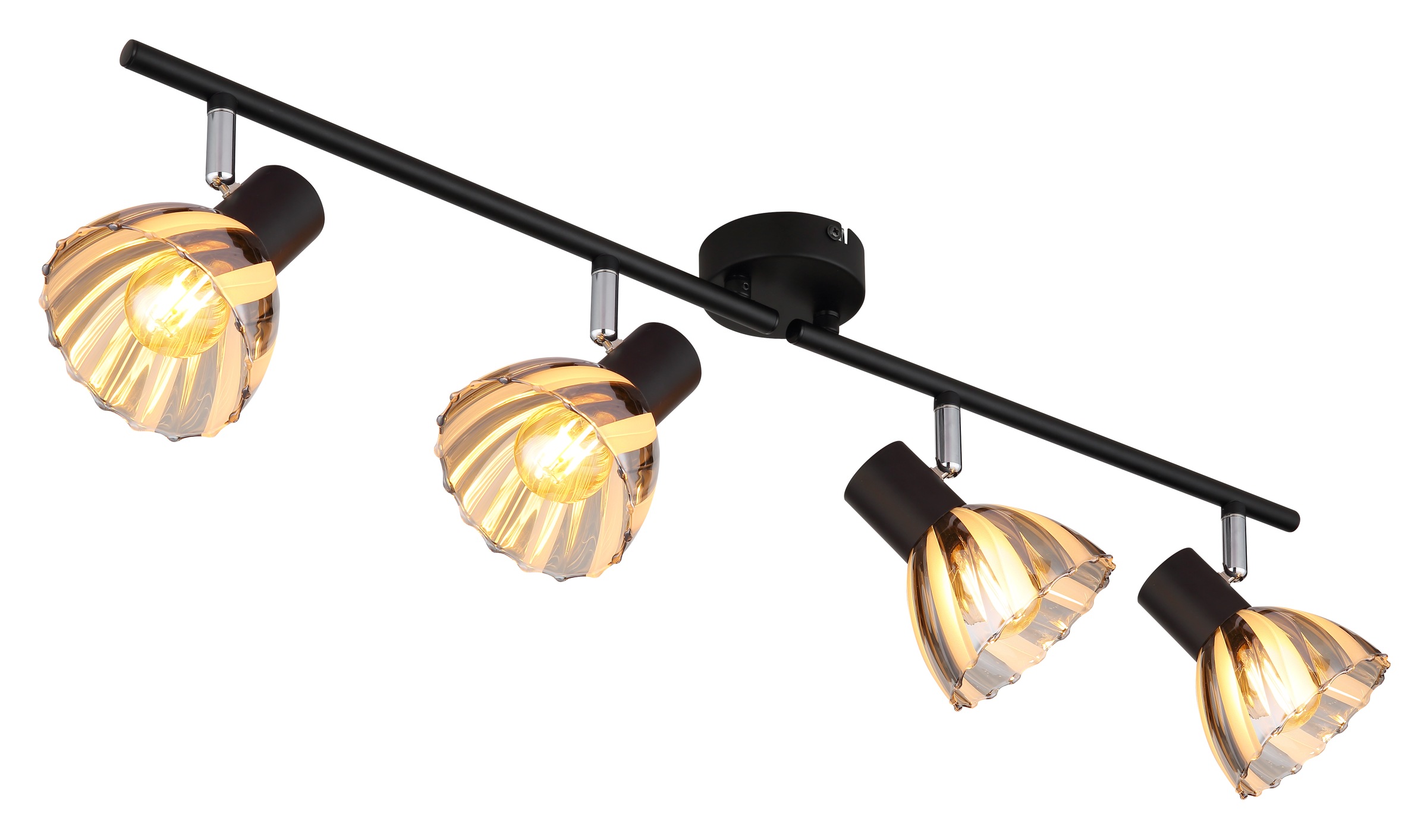 GLOBO LIGHTING Deckenstrahler »ZACHERY« E14 1 Stk. Spot Deckenspot Flur Schlafzimmer Wohnzimmer