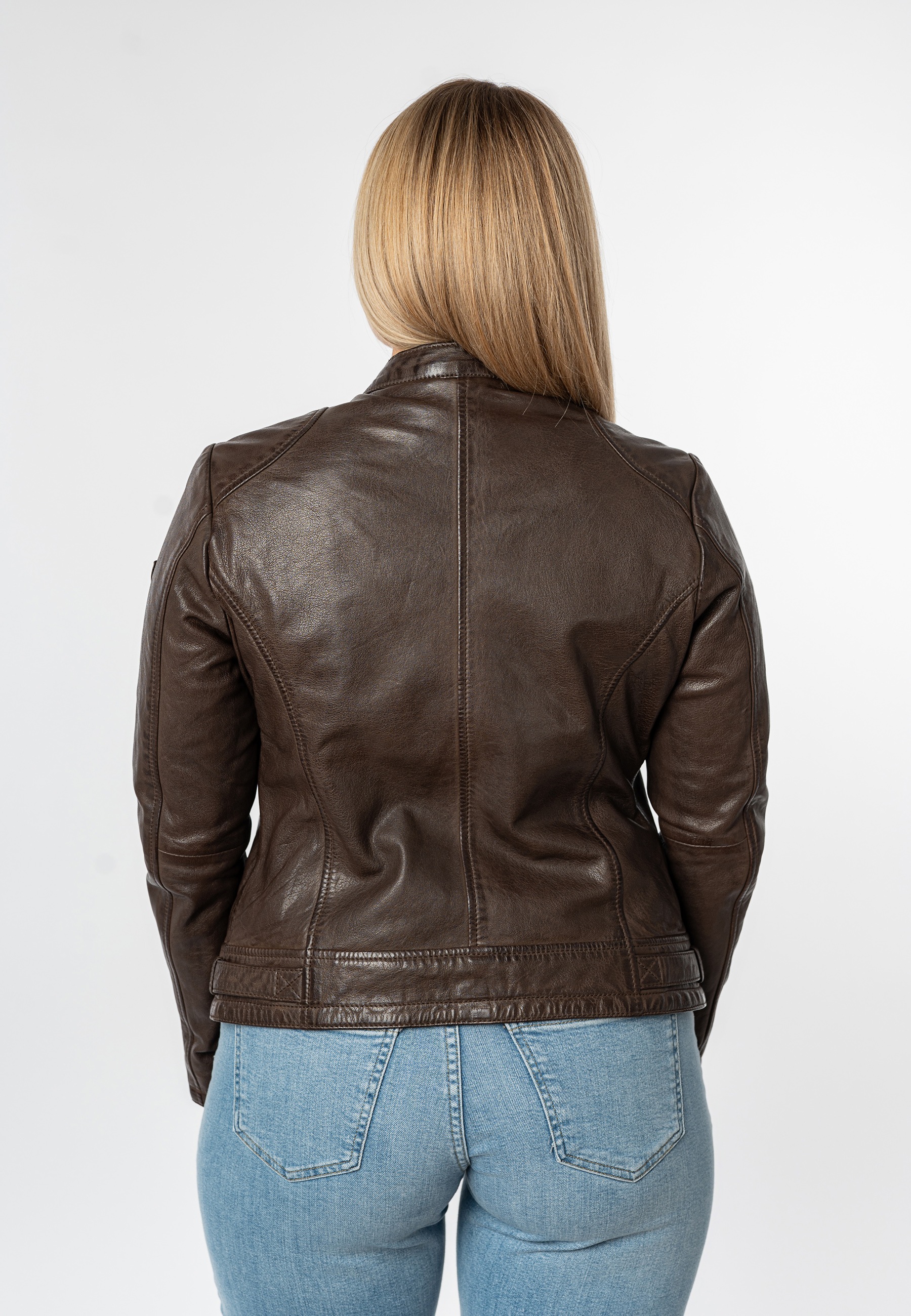 Thumbnail - Mauritius Lederjacke "MWYouvie" mit Stehkragen