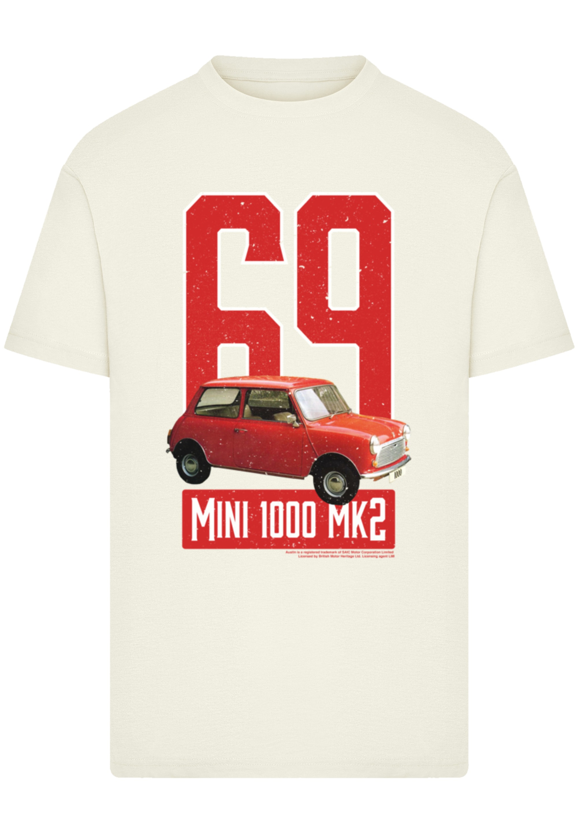 F4NT4STIC T-Shirt »British Motor Heritage Austin Mini 1000 Mk2 1969«, Premium Qualität