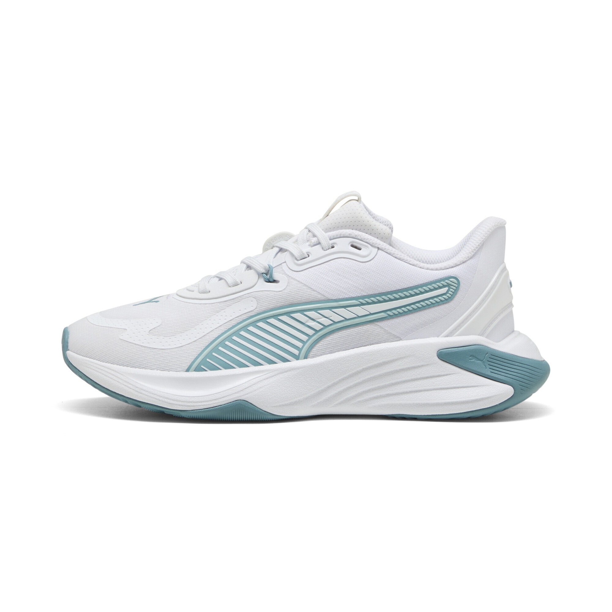 Puma Baskets Pwr Hybrid PUMA White / Fresh Water / Baltic Sea Blue EU 37 Femme 2