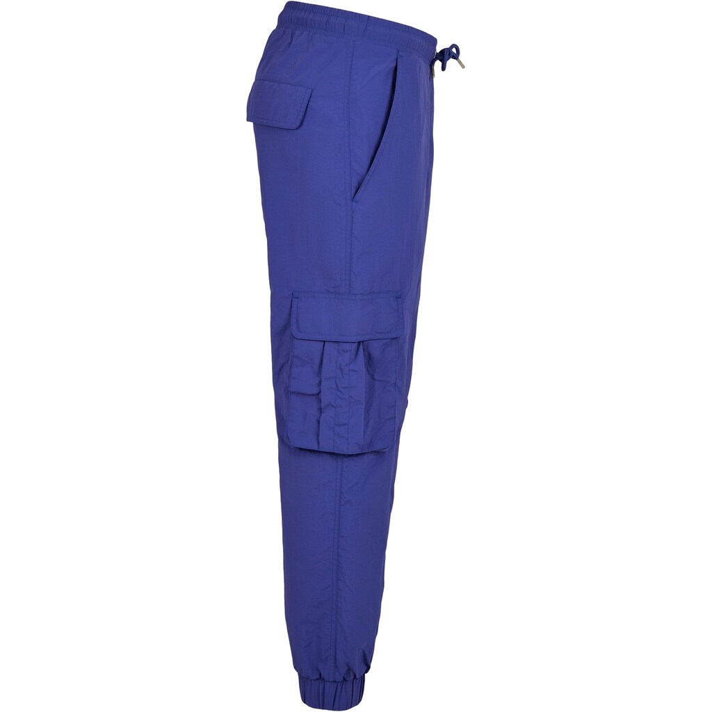 URBAN CLASSICS Cargohose »Damen Ladies High Waist Crinkle Nylon Cargo Pants«, (1 tlg.)