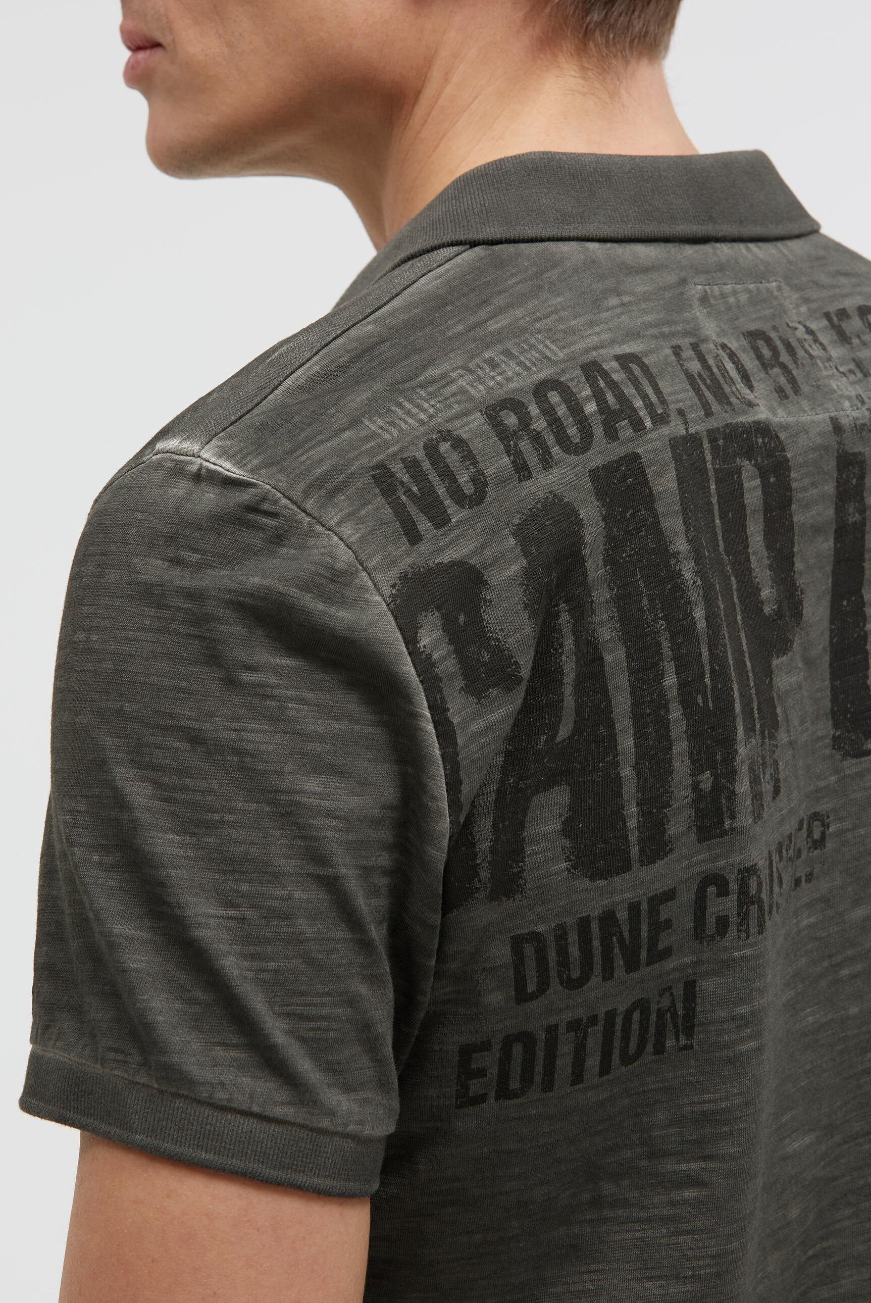 CAMP DAVID Poloshirt mit Seitenschlitze