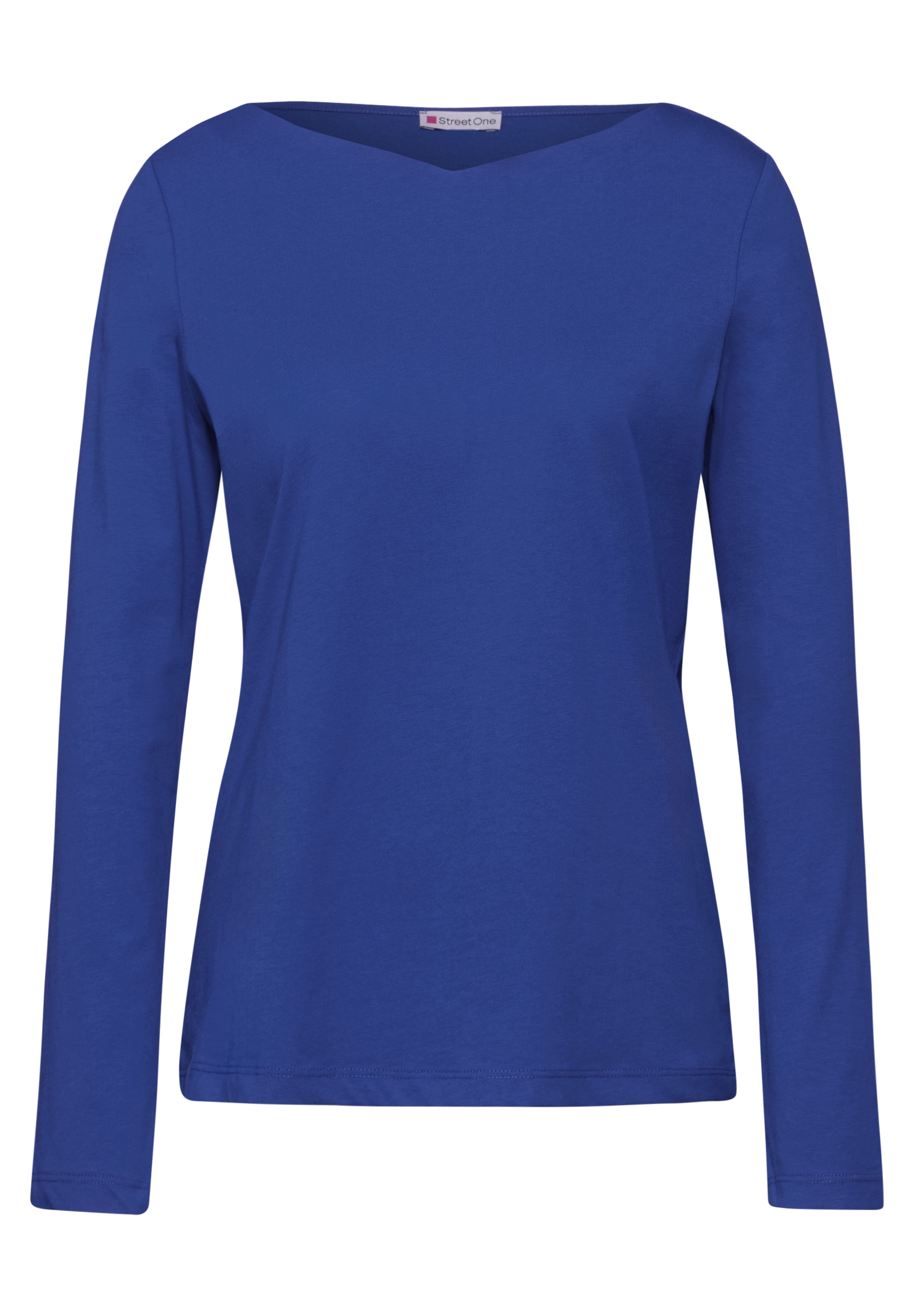STREET ONE Langarmshirt, aus reiner Baumwolle