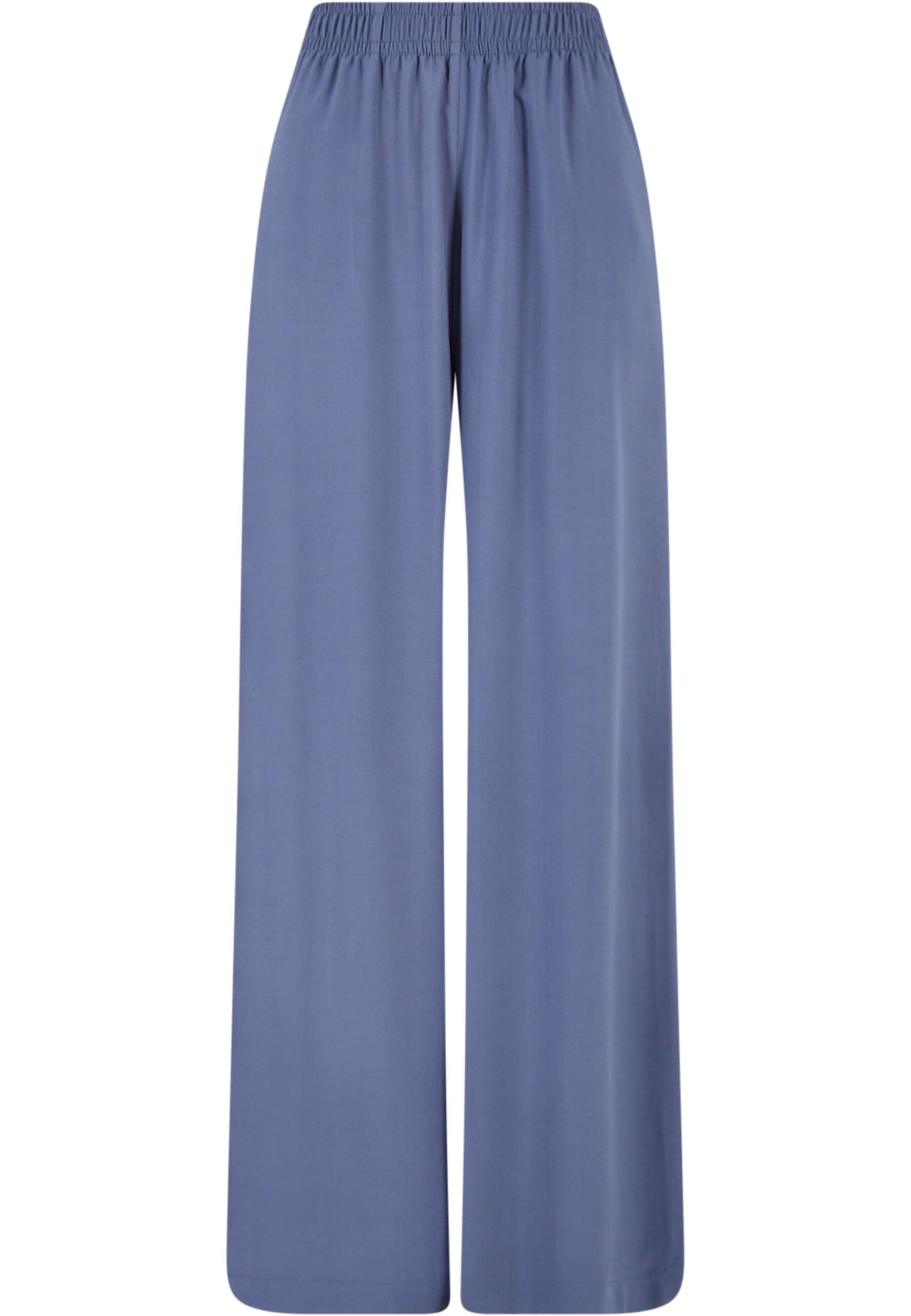 URBAN CLASSICS Stoffhose »Urban Classics Damen Ladies Wide Leg Viscose Pants«, (1 tlg.)