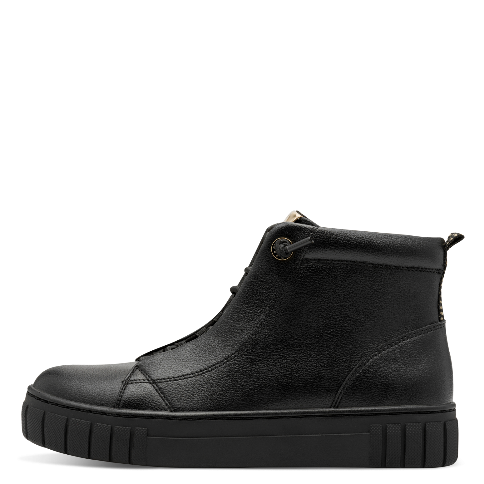 MARCO TOZZI Sneaker, Plateau, Boots, High Top-Sneaker mit elastischem Schnürsenkeln