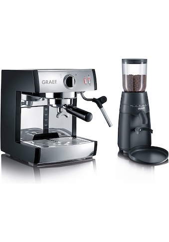 Graef Siebträgermaschine »Espressomaschine pivalla SET«, inkl. Kaffeemühle CM702 im... kaufen