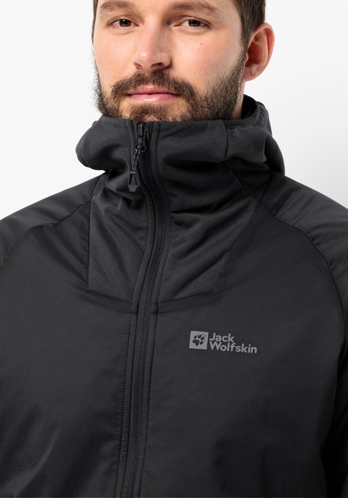 Jack Wolfskin Funktionsjacke »ALPSPITZE INS HYBRID M«, mit Kapuze