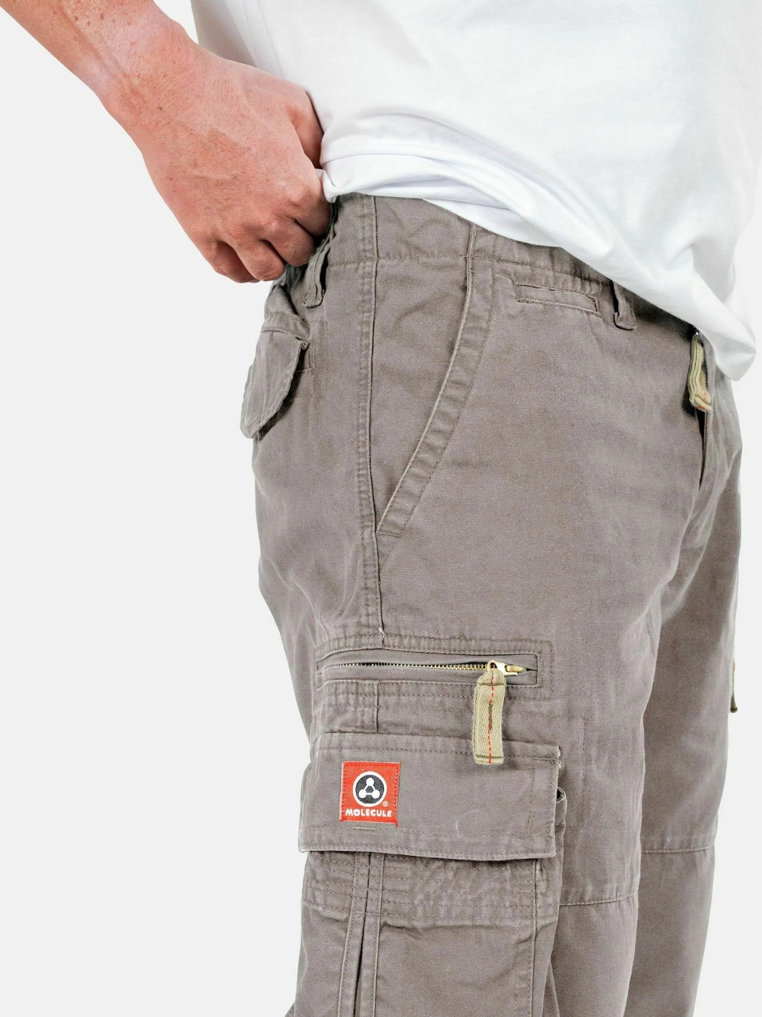 Molecule Shorts »Molecule Cargo Shorts 3/4 BAGGY«