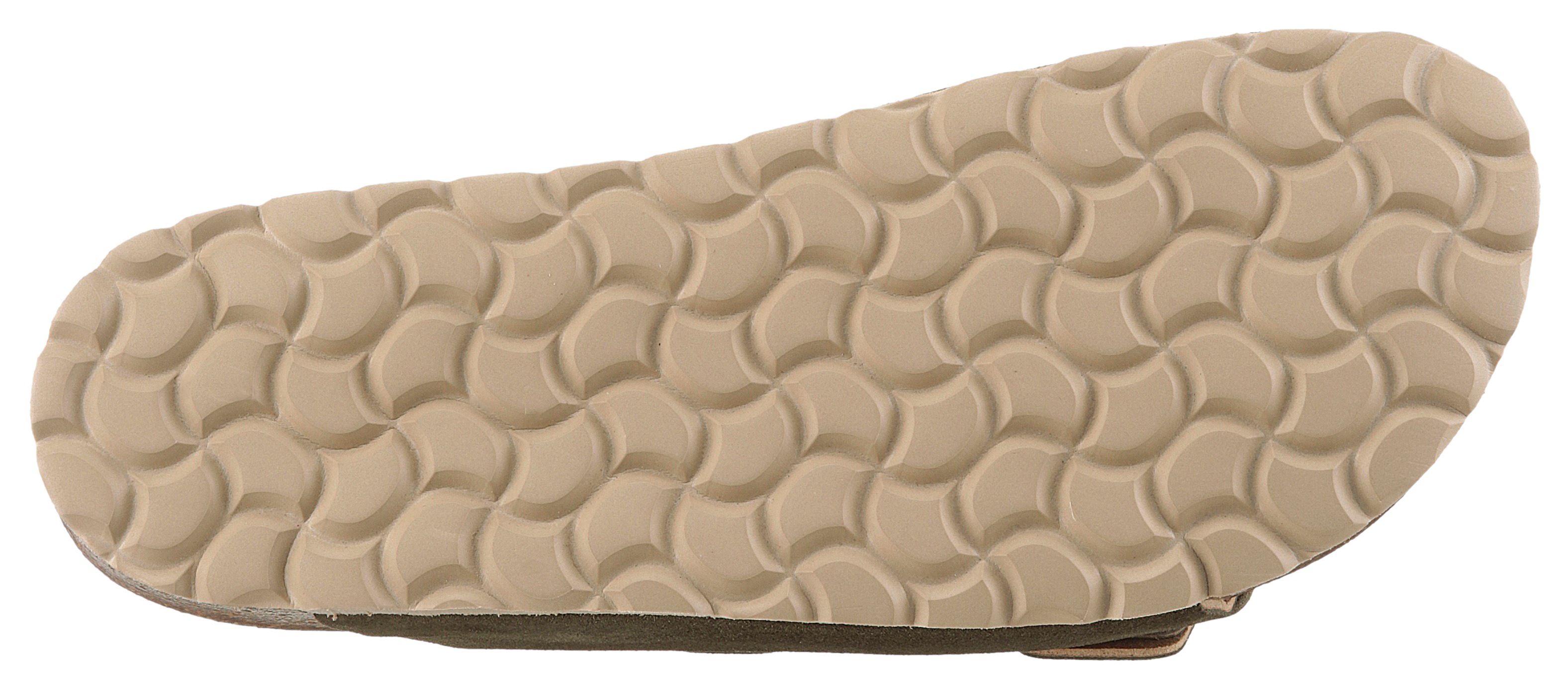 Thumbnail - VERBENAS Pantolette "Randell Velour", Sommerschuh, Schlappen, Hausschuh, Urlaubschuh mit Softfußbett