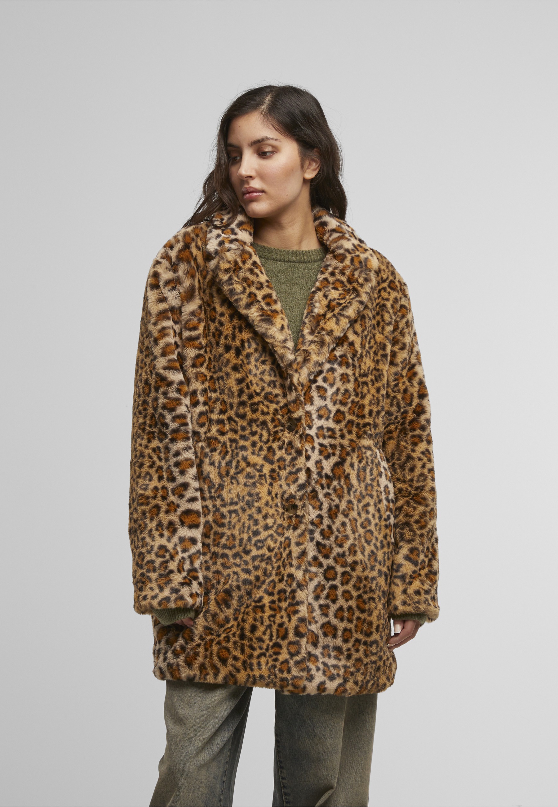 Urban Classics Tb7937 Coat Leopard XL 2