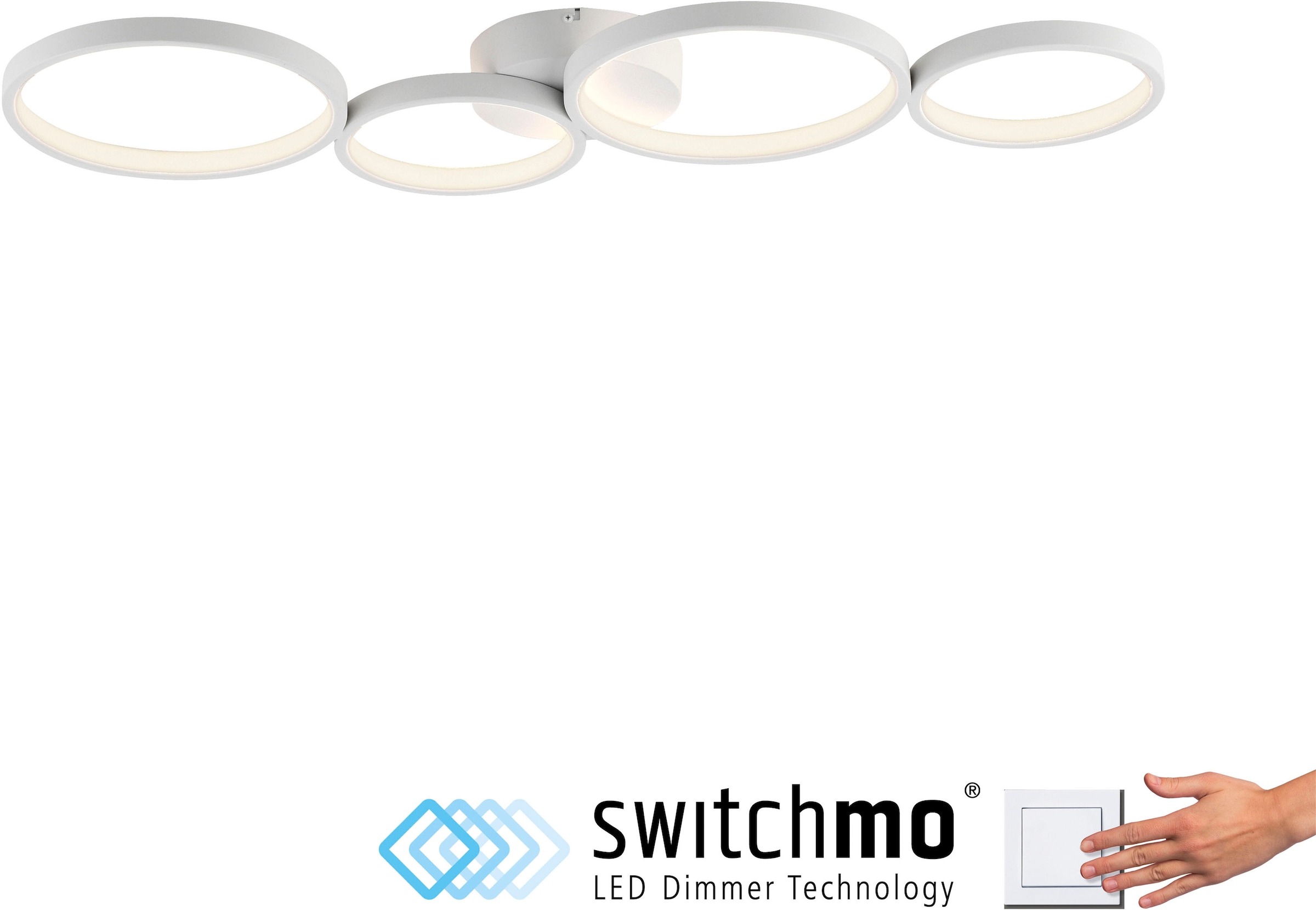 Paul Neuhaus LED Deckenleuchte »KIRINGE«, 1 flammig, Leuchtmittel LED-Board | LED fest integriert