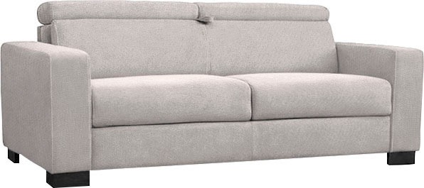 Nias Italia Schlafsofa »Sorrent«, inkl. Matratze und klappbaren  Metallgestell, Liegefläche 140/209 cm | BAUR | Ecksofas