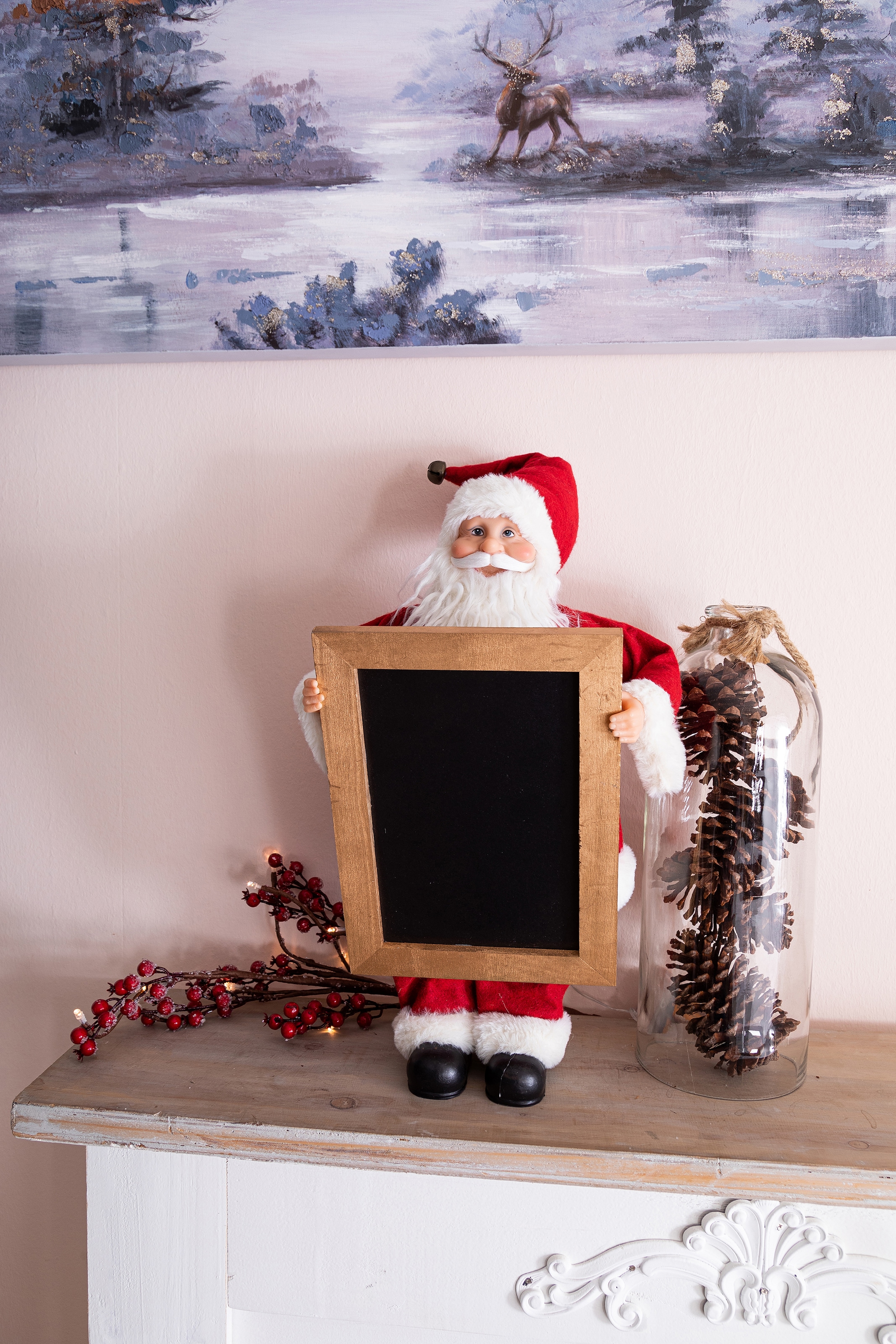 Myflair Möbel & Accessoires Weihnachtsmann »Weihnachtsdeko rot«, mit Tafel  zum Beschriften, Höhe ca. 61 cm kaufen | BAUR | Tischsets