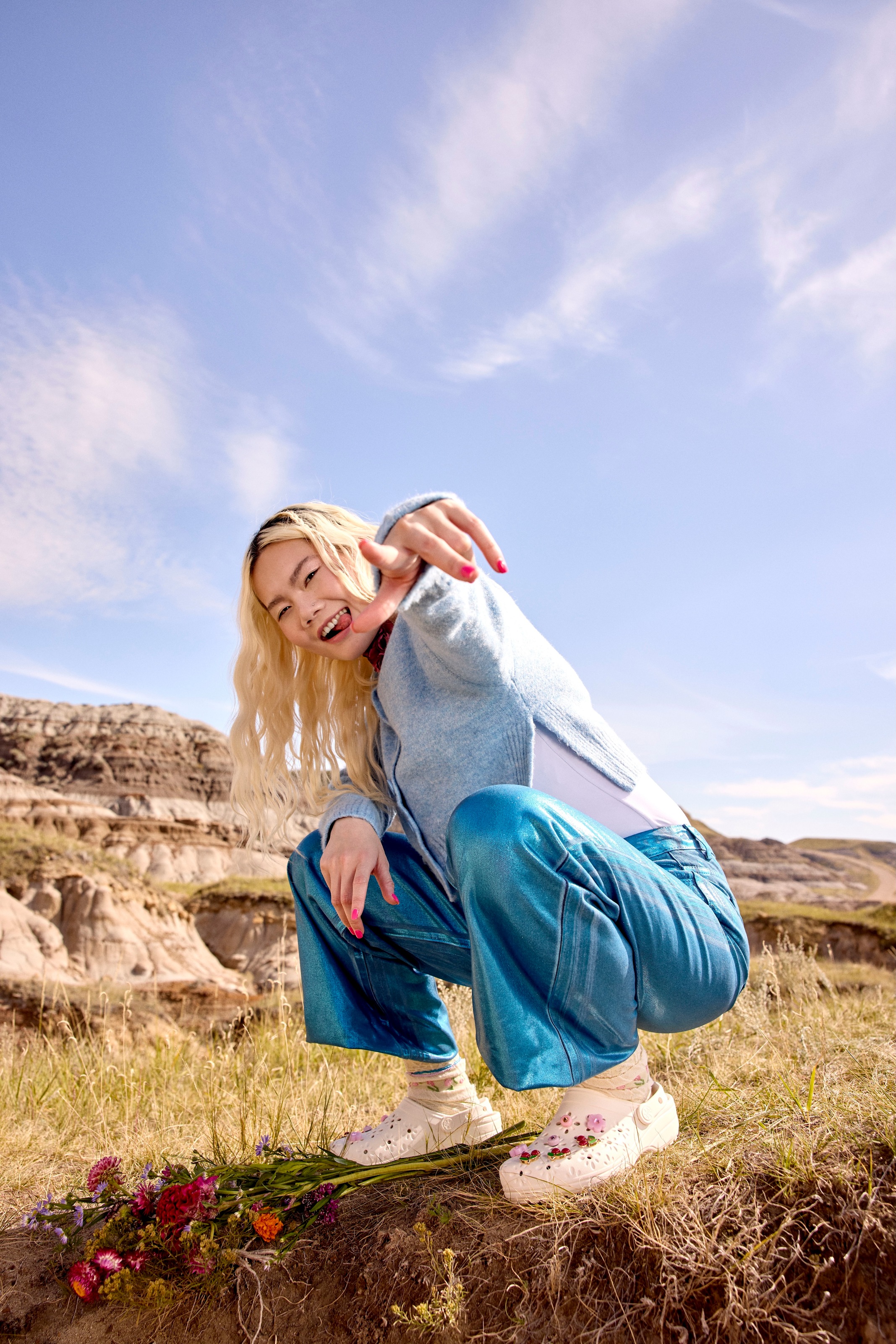 Crocs Clog "Classic Floral Cut Out Clog", Sandale, Sommerschuh, Loafer mit günstig online kaufen