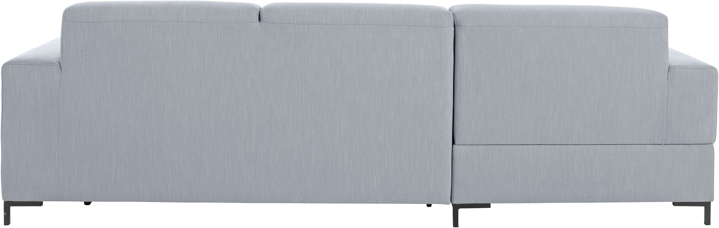 OTTO products Ecksofa »Grazzo L-Form«, hochwertige Stoffe aus recyceltem Material, Steppung im Sitzbereich