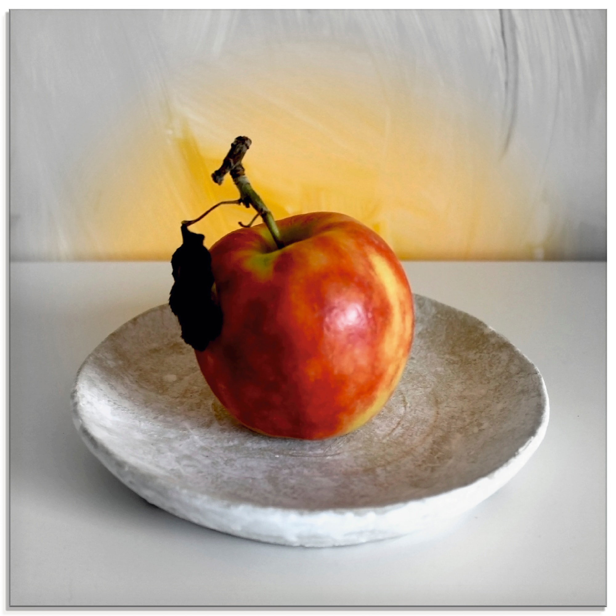 Artland Glasbild "Ein Apfel am Tag", Arrangements, (1 St.), in verschiedenen Größen
