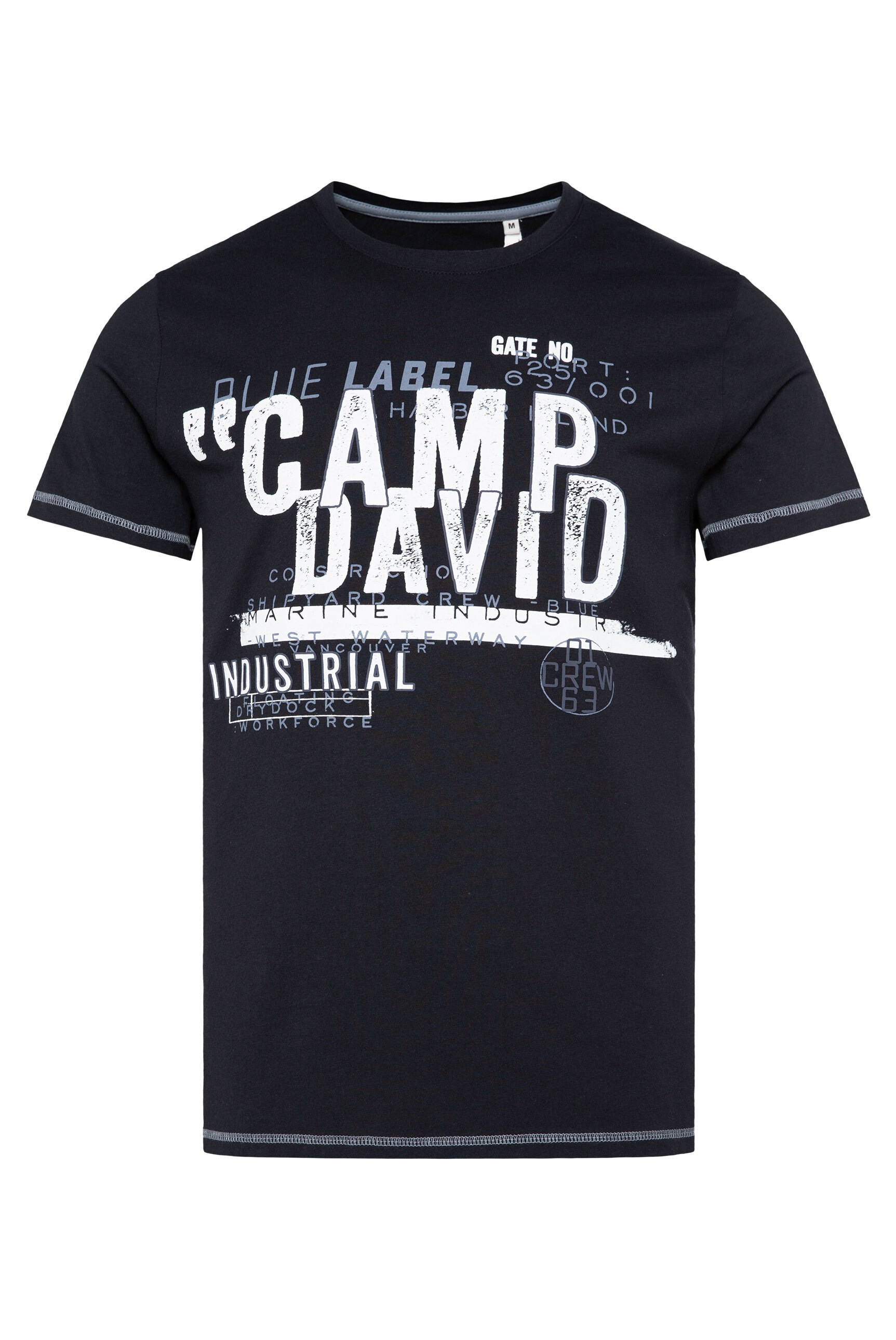 CAMP DAVID Rundhalsshirt, aus Baumwolle günstig online kaufen