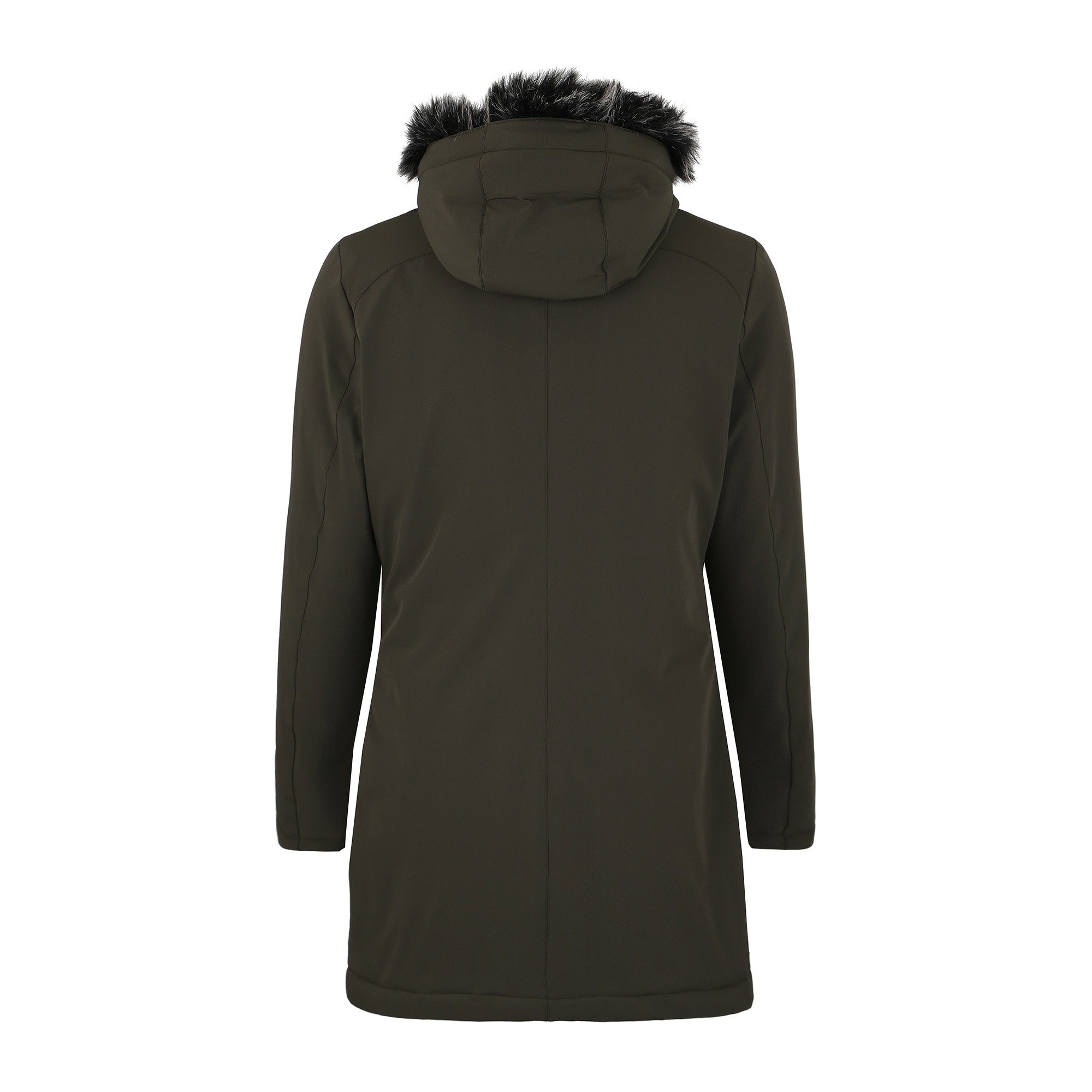 DEPROC Active Parka »DIAMOND PEAK Women«, mit abnehmbarem Kunstfellbesatz