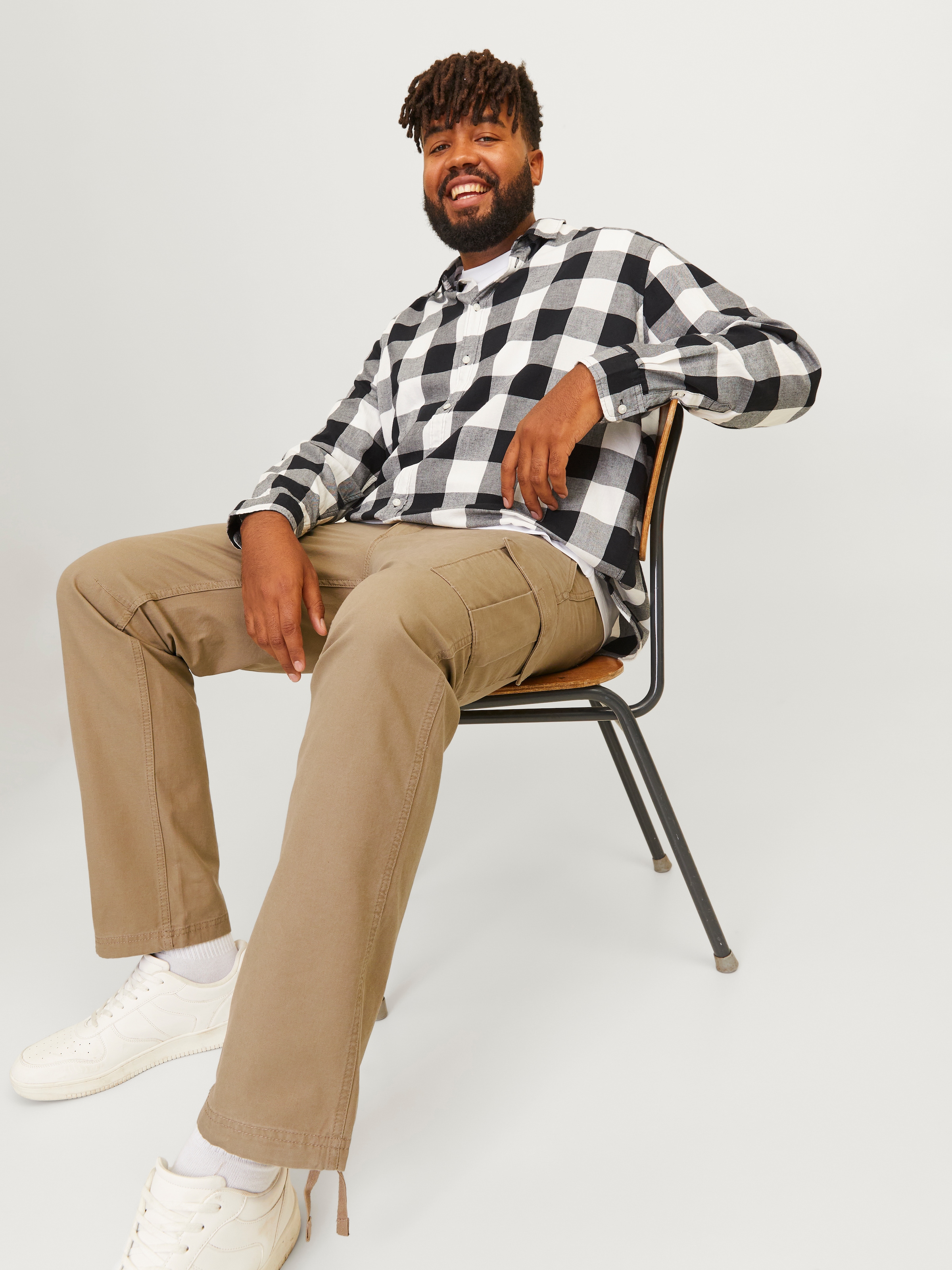 Jack & Jones PlusSize Cargohose »JPSTKANE JJBARKLEY CARGO PANT NOOS PLS«