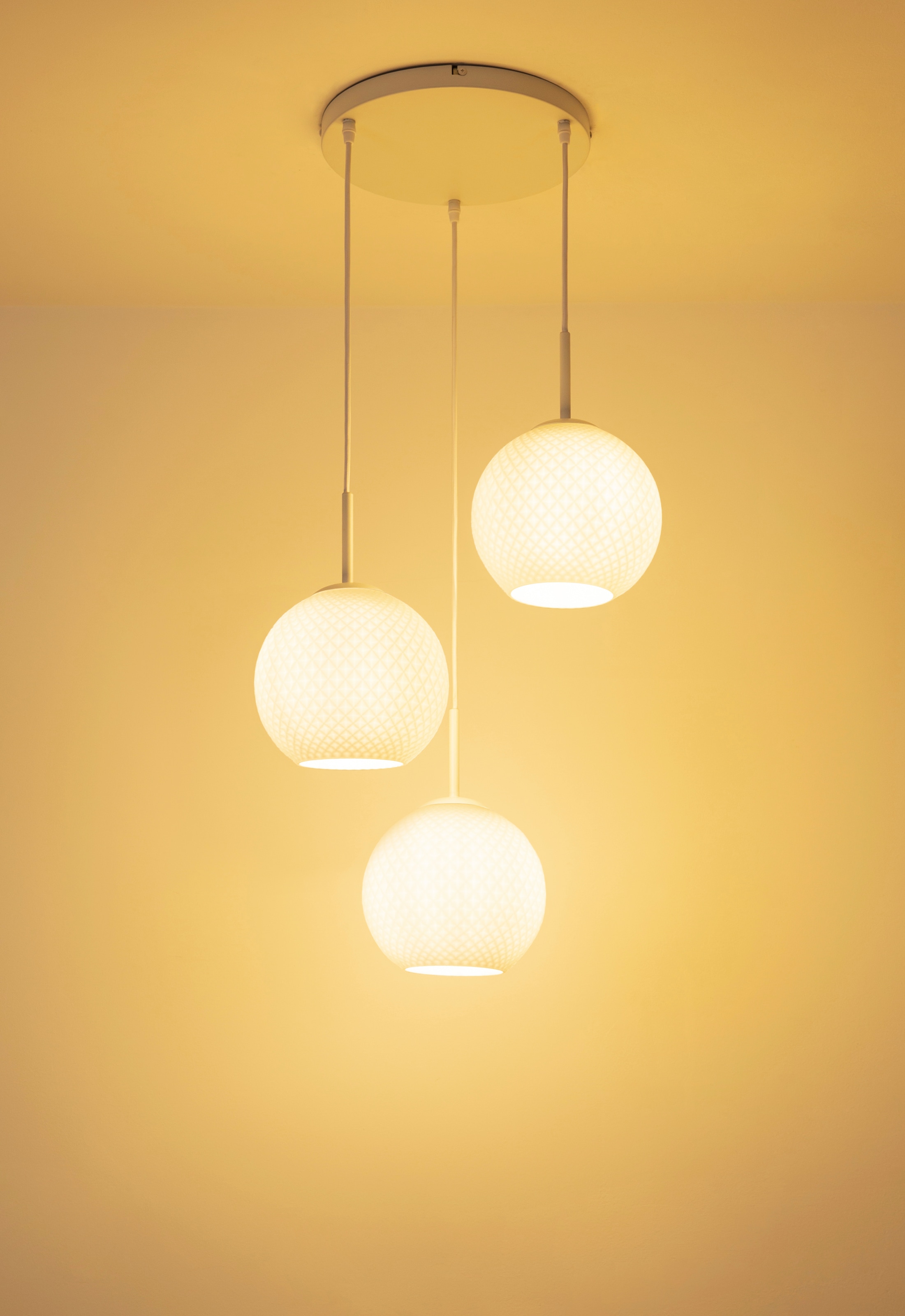 GLOBO LIGHTING Hängeleuchte »ANDRE« E27 1 Stk. Hängeleuchte mit Glaskugeln, elegant, höhenkürzbar & modern