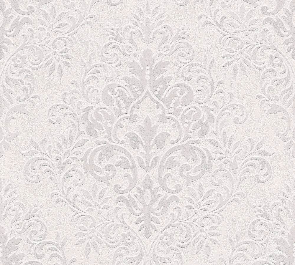 living walls 1100000002199 "Tapete mit Ornamenten barock" floral gemustert glänzend matt metallic ornamental strukturiert Tapete Klassik Metallic Tapeten Wohnzimmer Schlafzimmer Küche modern