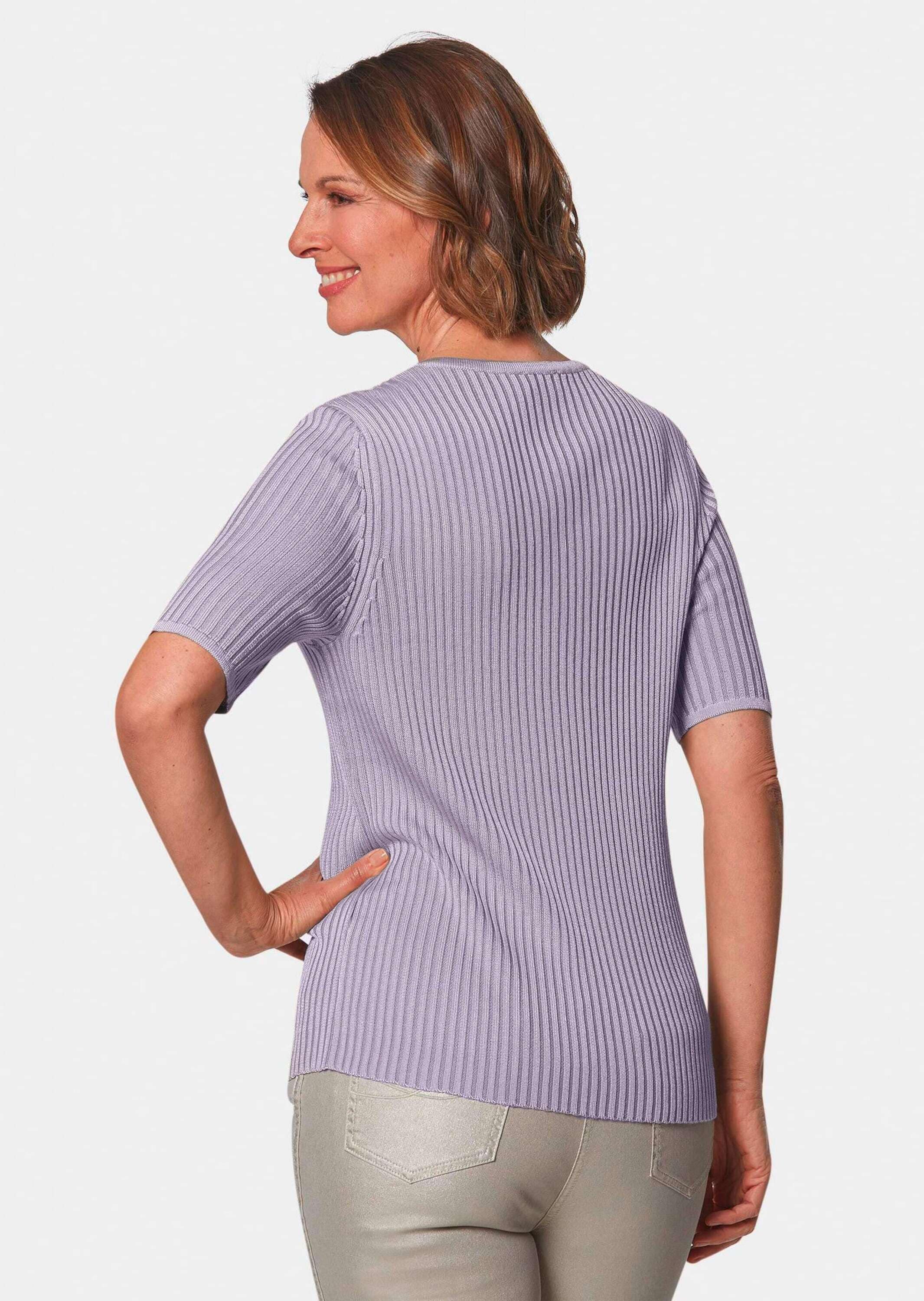 GOLDNER Rundhalspullover »Pullover Pflegeleichter Pullover in hochwertiger Rippenstruktur«