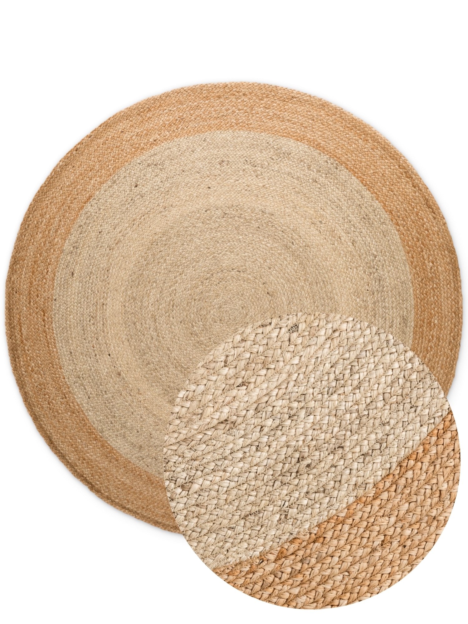 HANSE Home Teppich »Jutta Juteteppich«, rund, 9 mm Höhe, 100% Jutefaser, Natur, Wohnzimmer, Esszimmer, Flur, Boho, Skandi