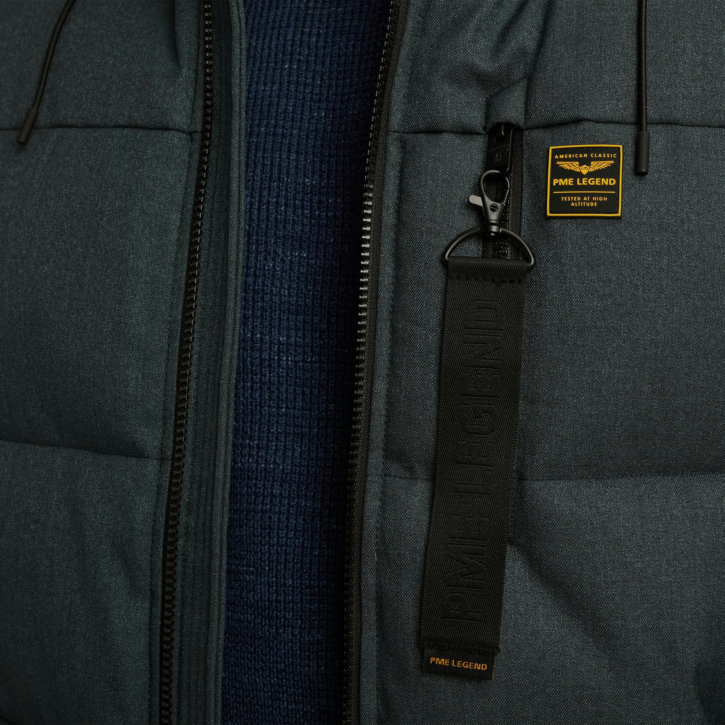 PME LEGEND Steppjacke »YETCRAFT«, mit Kapuze, Verschließbare Eingriff-, Brust- und Innentasche