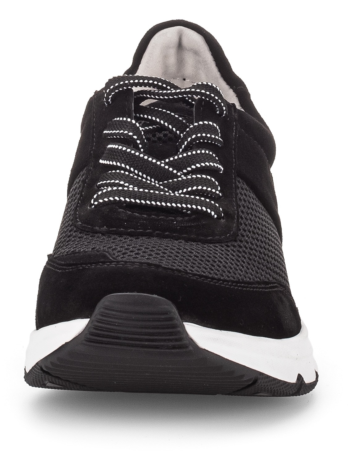 Gabor Rollingsoft Keilsneaker, Freizeitschuh, Halbschuh, Schnürschuh, Logoschriftzug an der Ferse