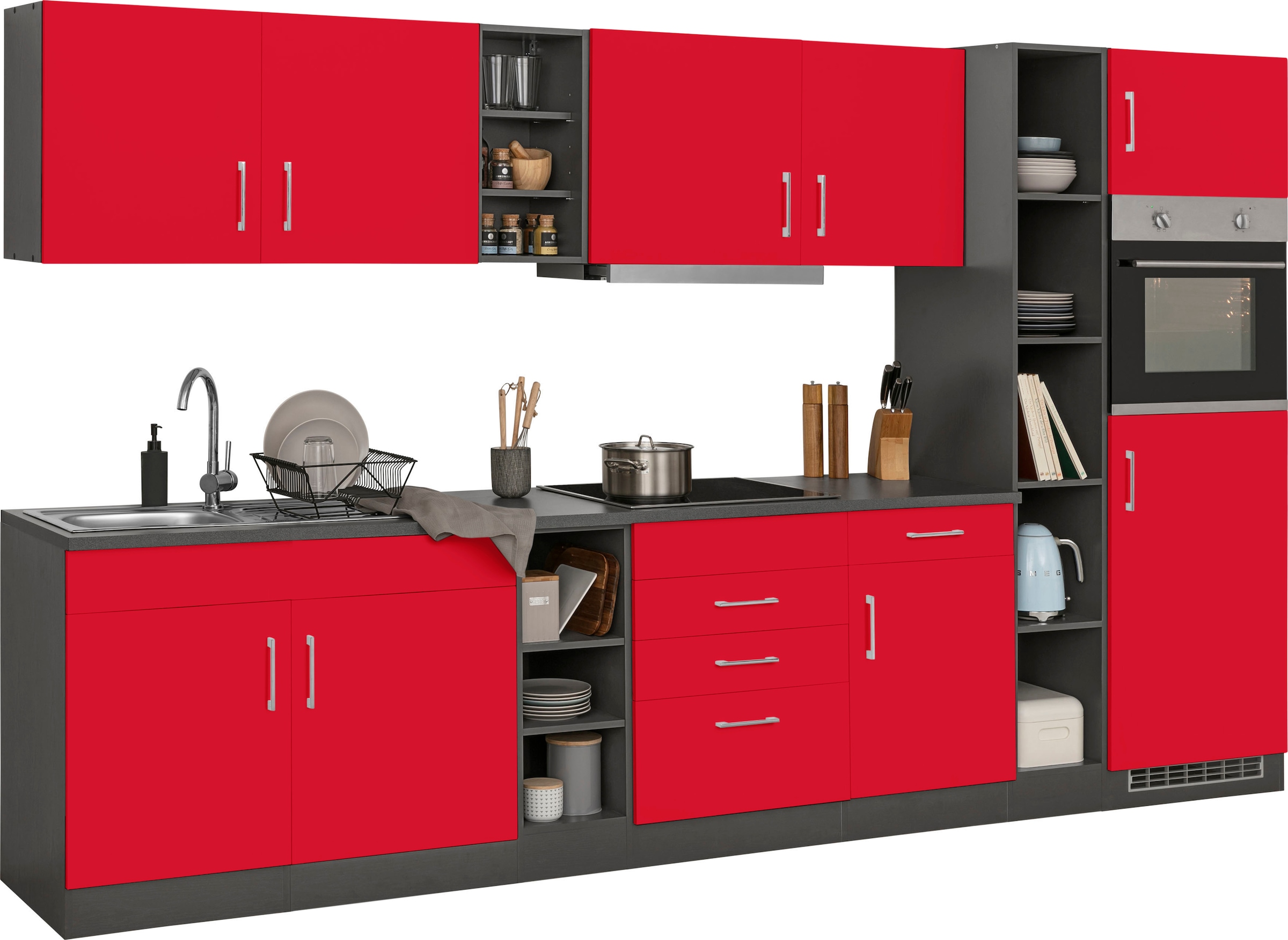 KOCHSTATION Küchenzeile "KS-Paris – Küchen mit einzigartigen Fotomotiven au günstig online kaufen