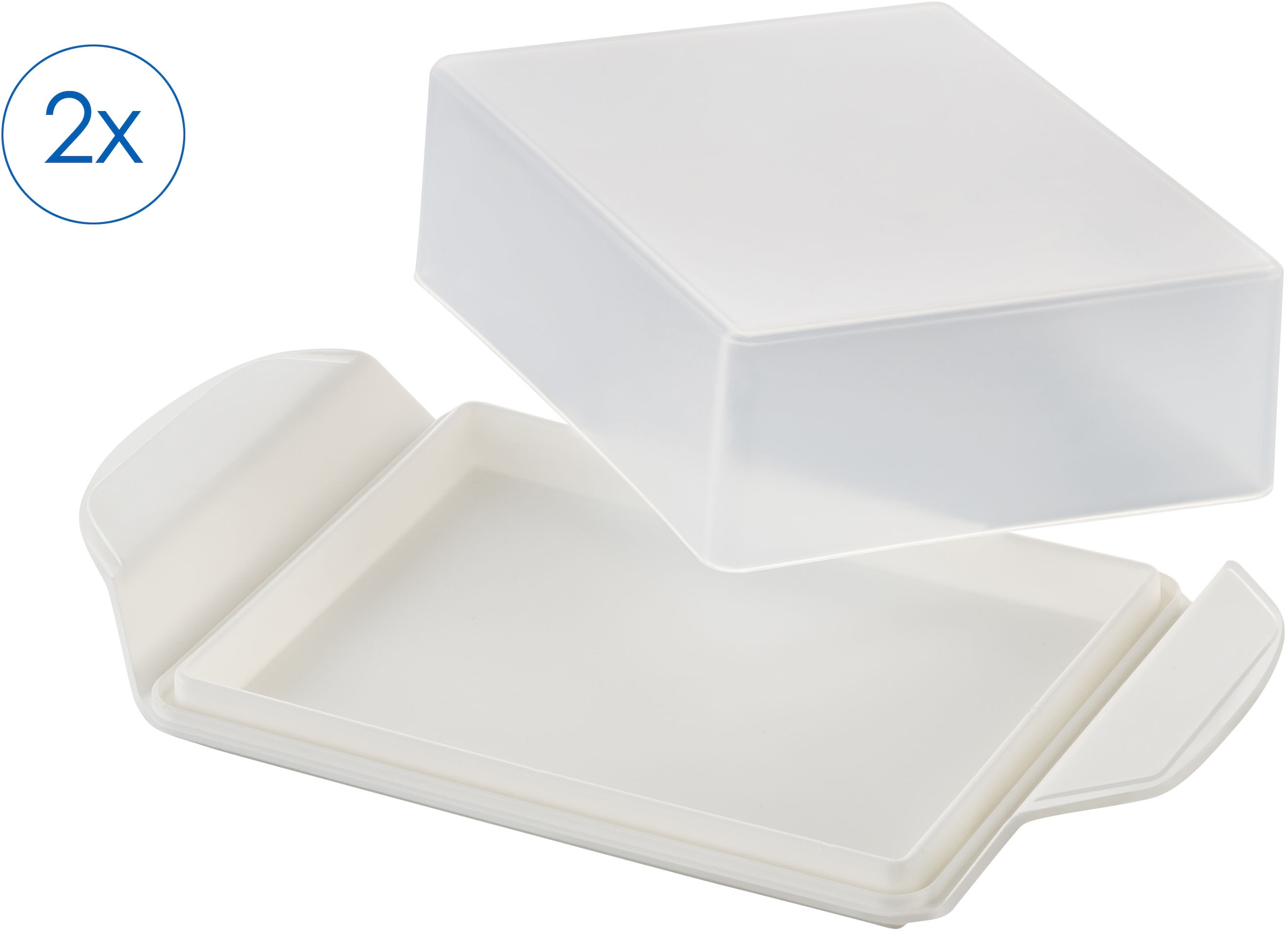 Ruco Butterdose "mit Deckel, 2er Set" Butterglocke 250 g, Made in Germany günstig online kaufen