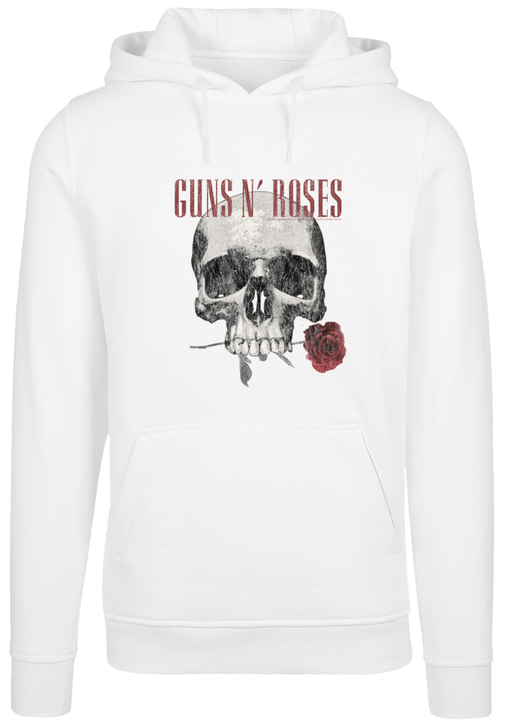 F4NT4STIC Kapuzenpullover »Guns 'n' Roses Flower Skull Rock Musik Band«, Premium Qualität