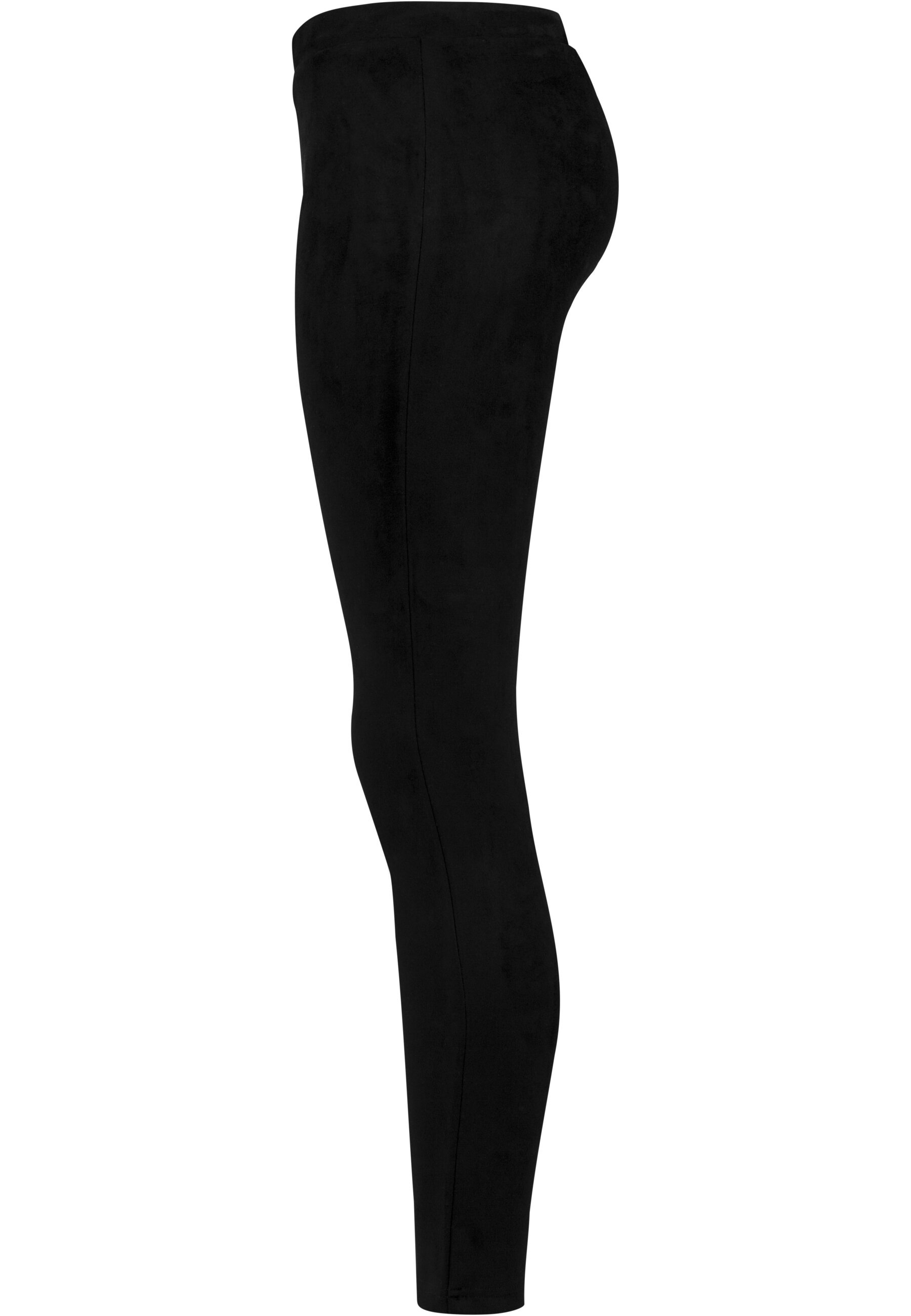 URBAN CLASSICS Leggings »Urban Classics Damen Ladies Imitation Suede Leggings«, (1 tlg.)
